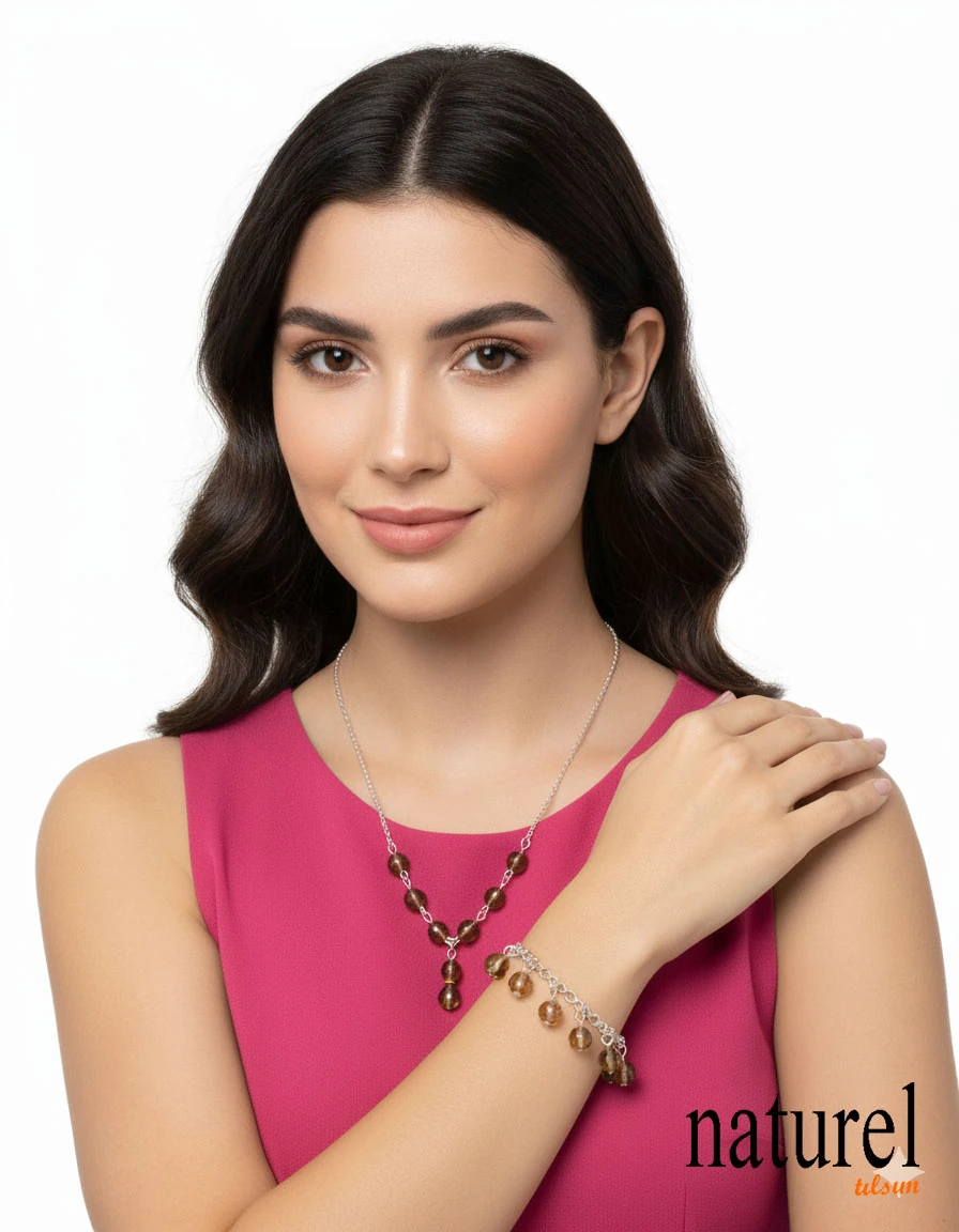 Zultanit Kolye Bileklik Seti