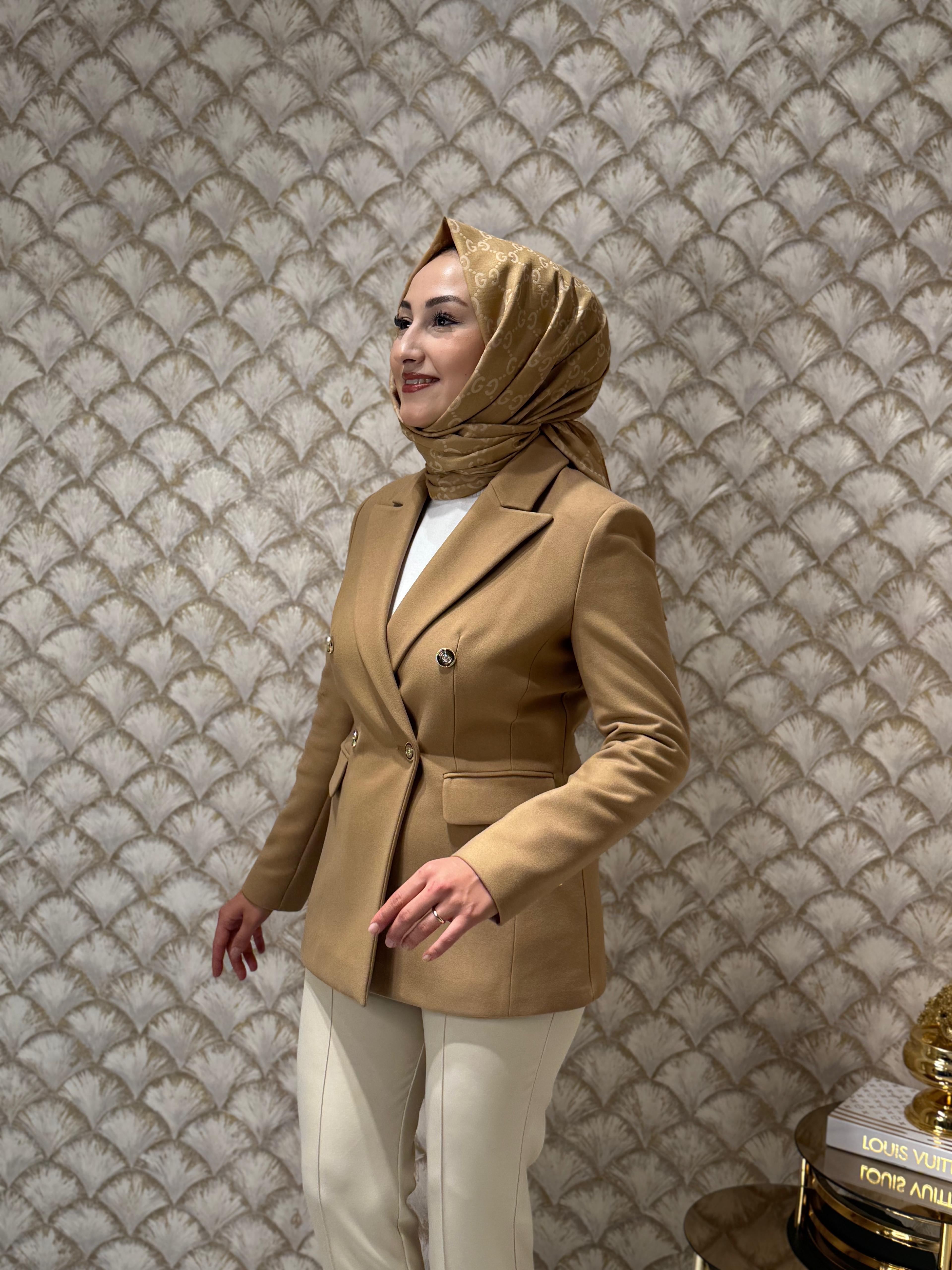 EKOL Kaşe Blazer Ceket