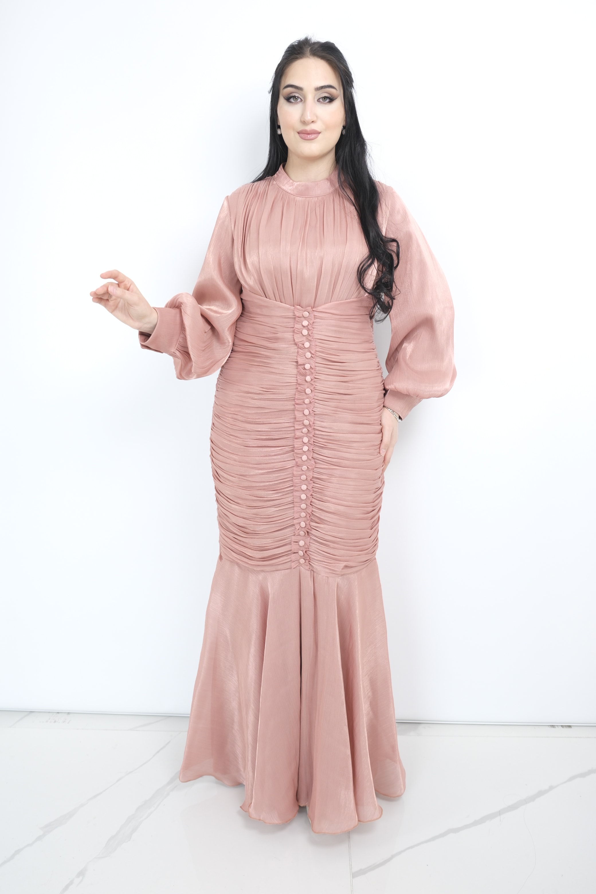 GAZZELLA Janjan Şifon Elbise