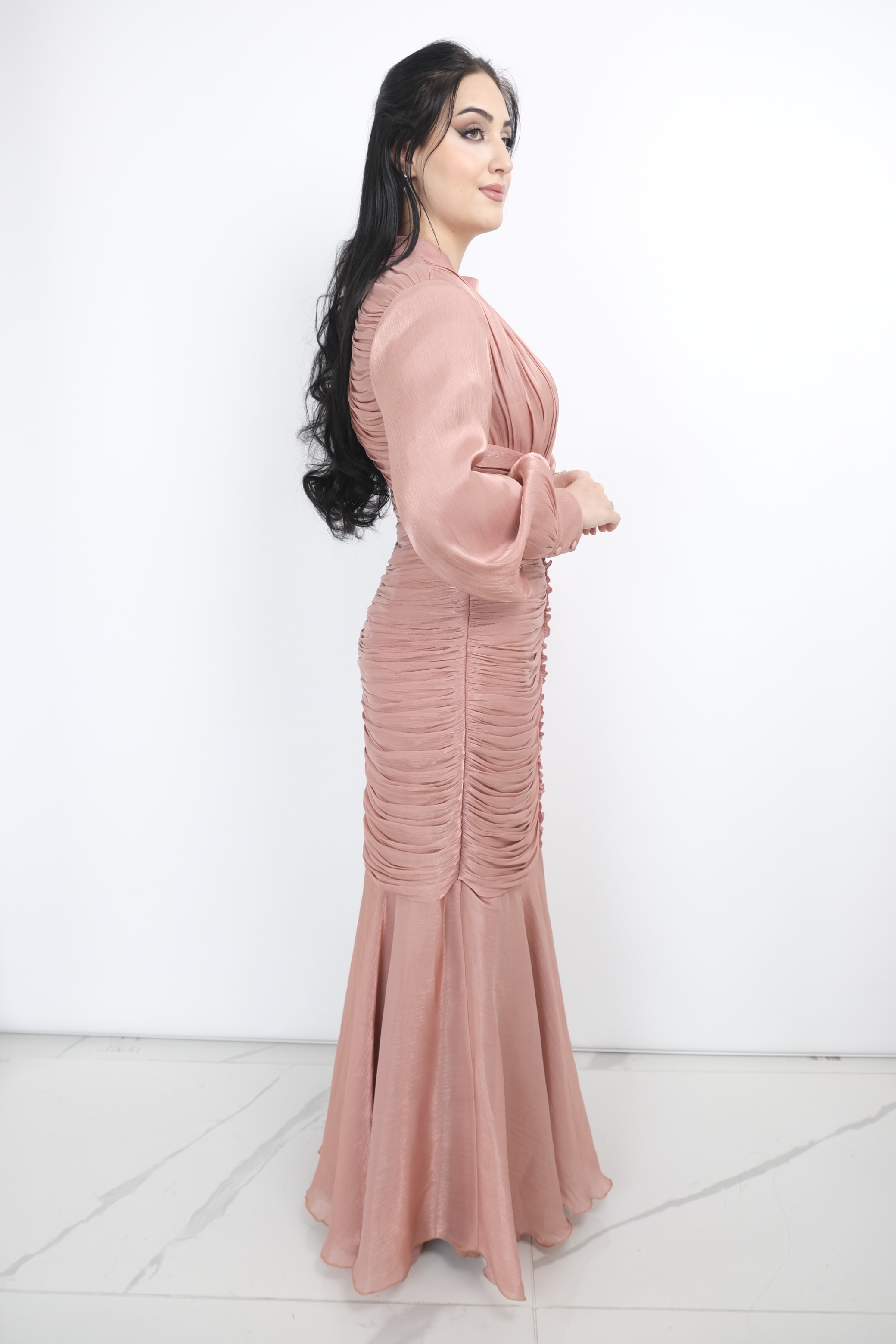 GAZZELLA Janjan Şifon Elbise