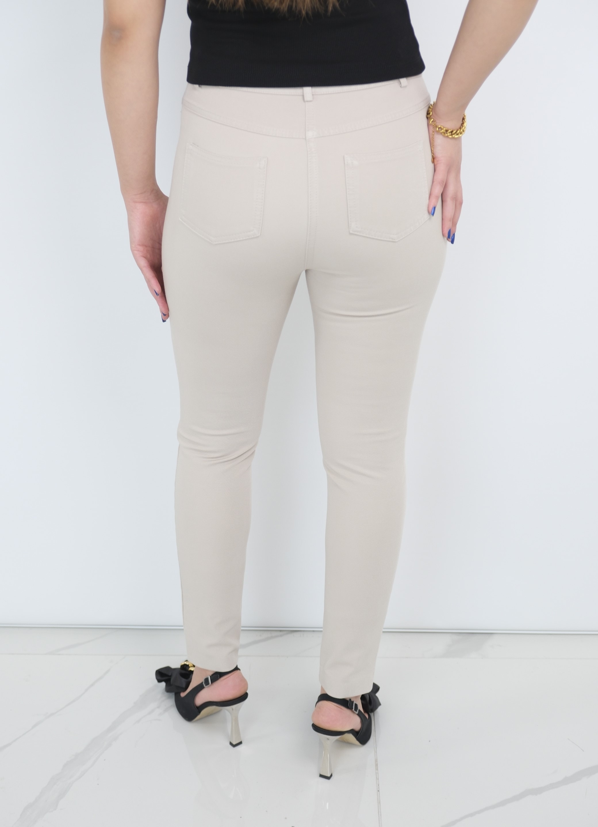 YUSUF ÖZDEMİR Dar Paça Koton Pantolon 