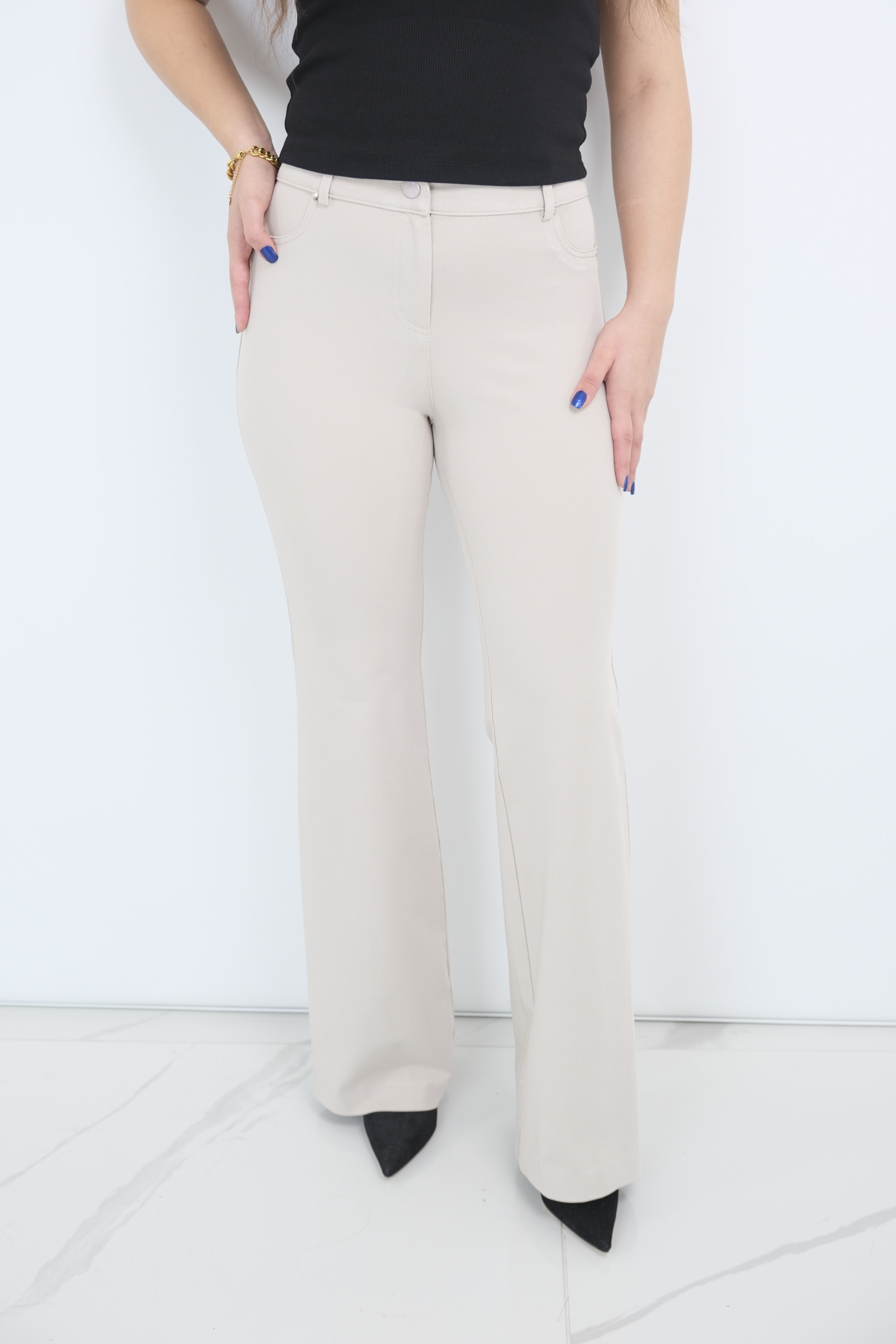 YUSUF ÖZDEMİR İspanyol Paça Pantolon