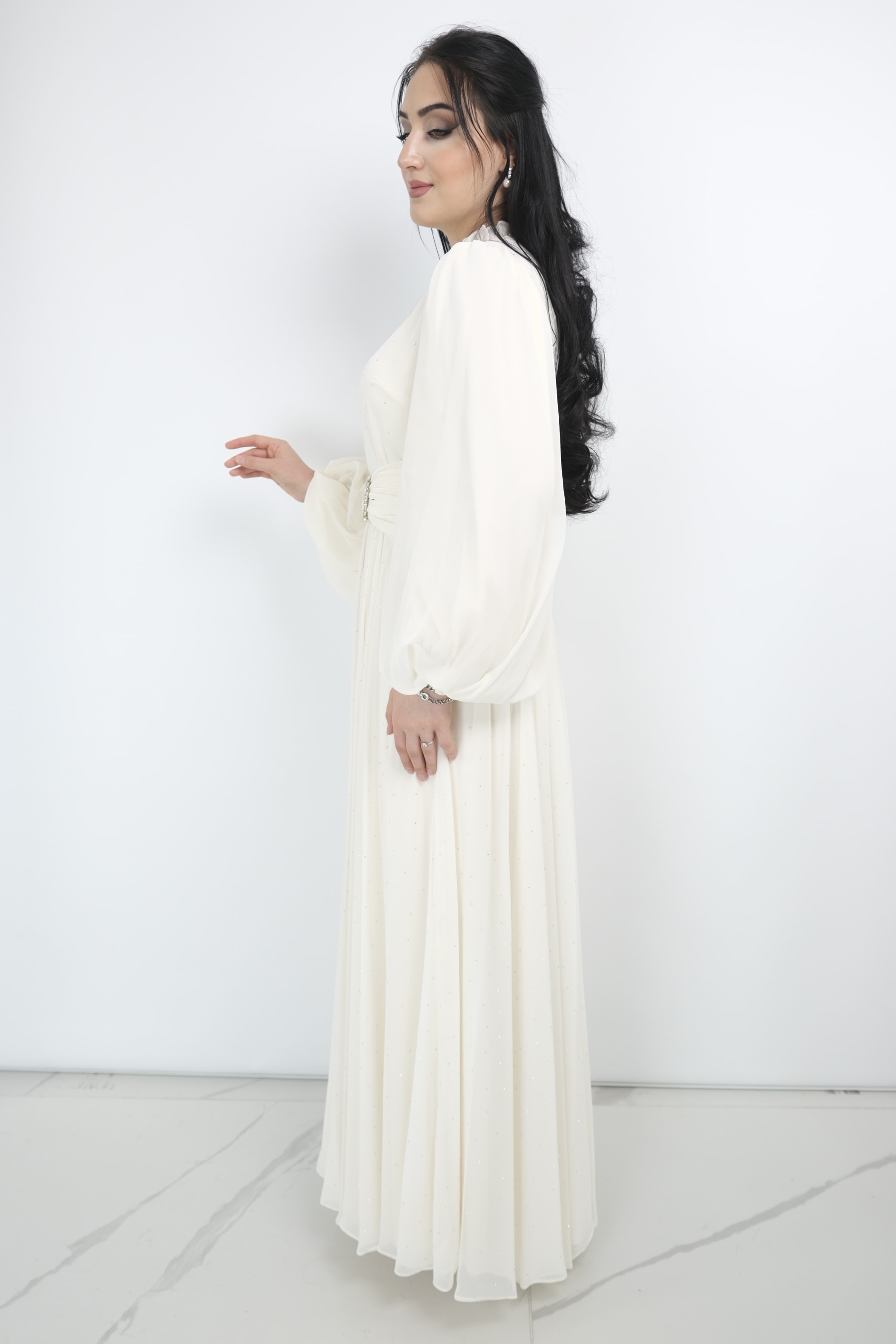 GAZZELLLA  Taşlı Elbise 