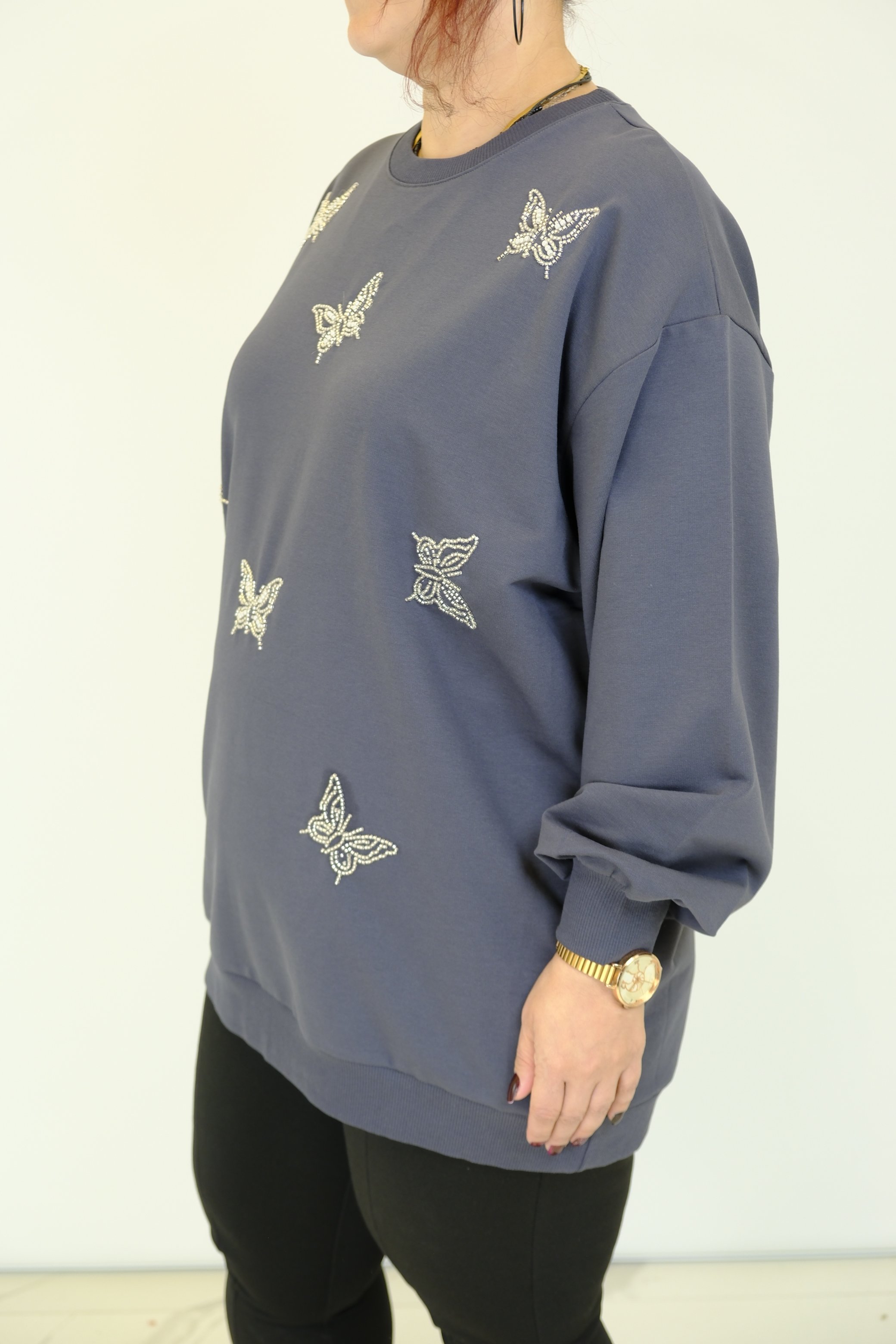 MY CITY KELEBEKLİ SWEATSHIRT 