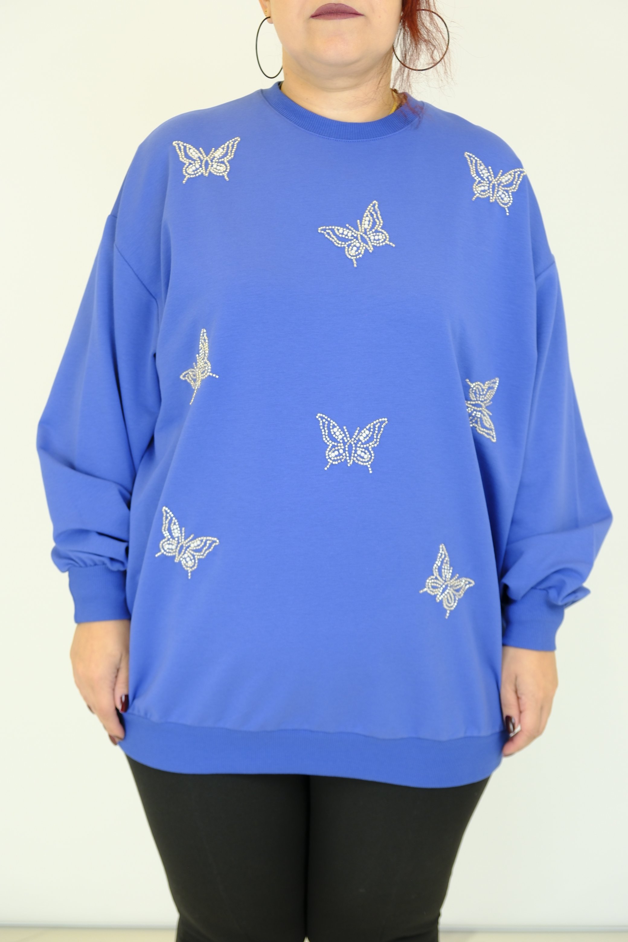 MY CITY KELEBEKLİ SWEATSHIRT  - Saks
