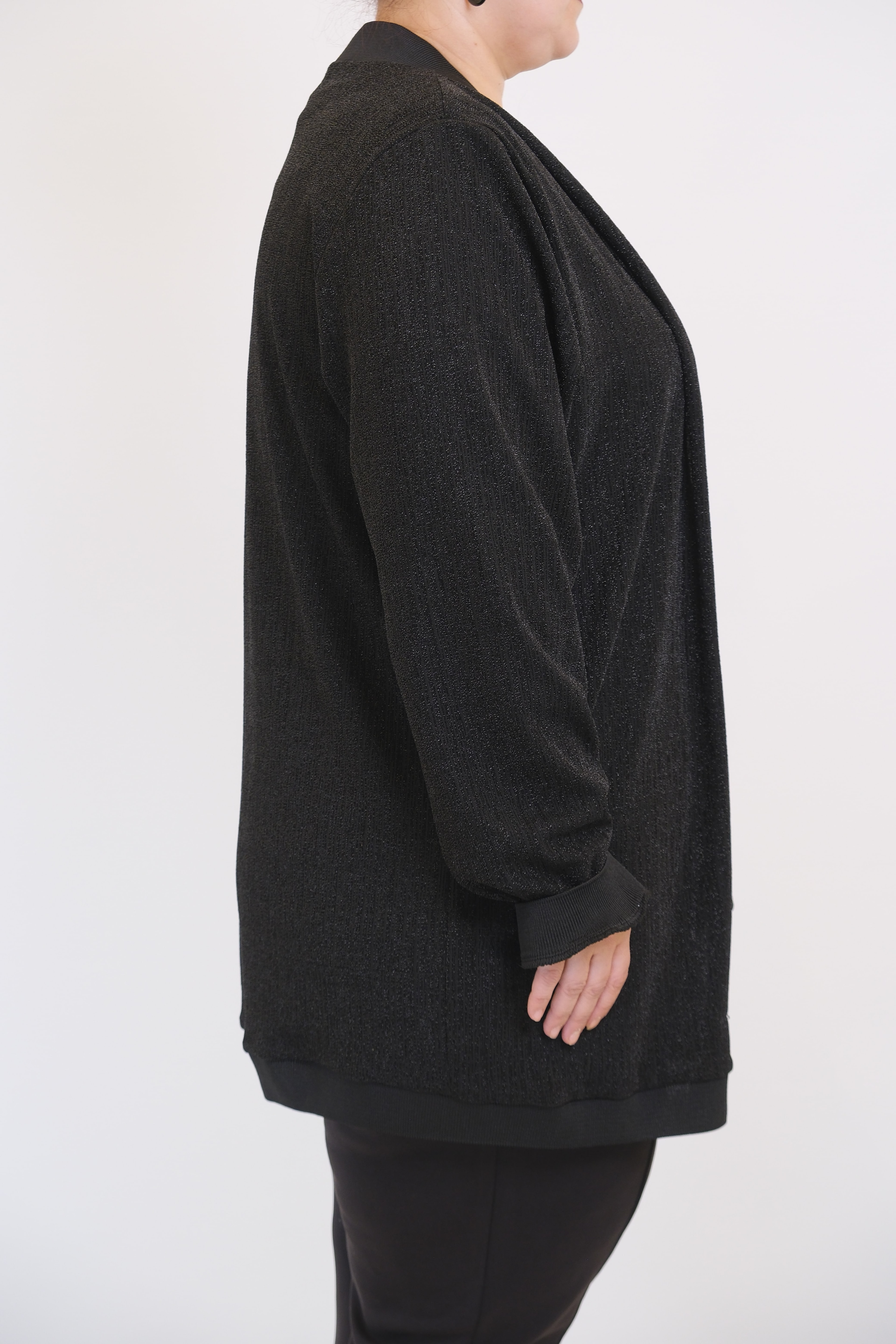 ON FASHION İç Atletli Simli Hırka