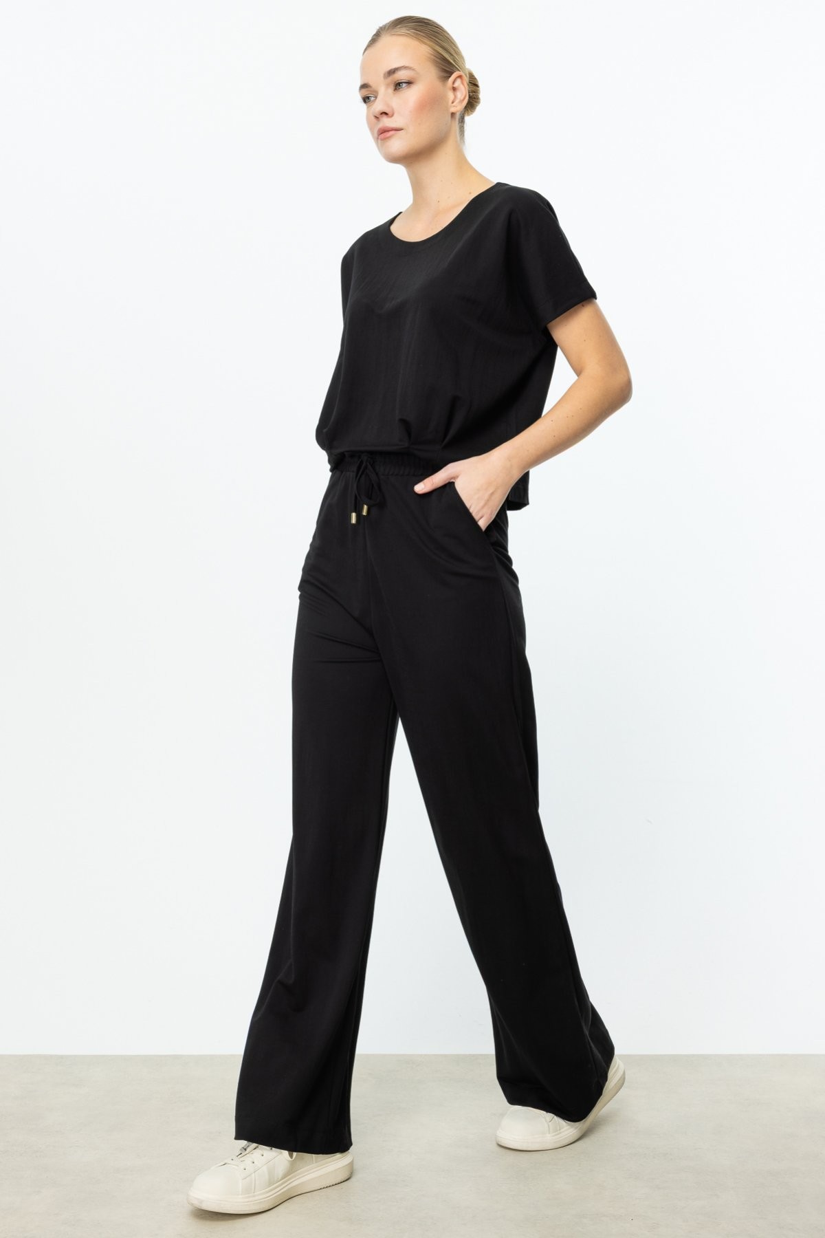 ON FASHION Beli Pileli Bluz Takım 