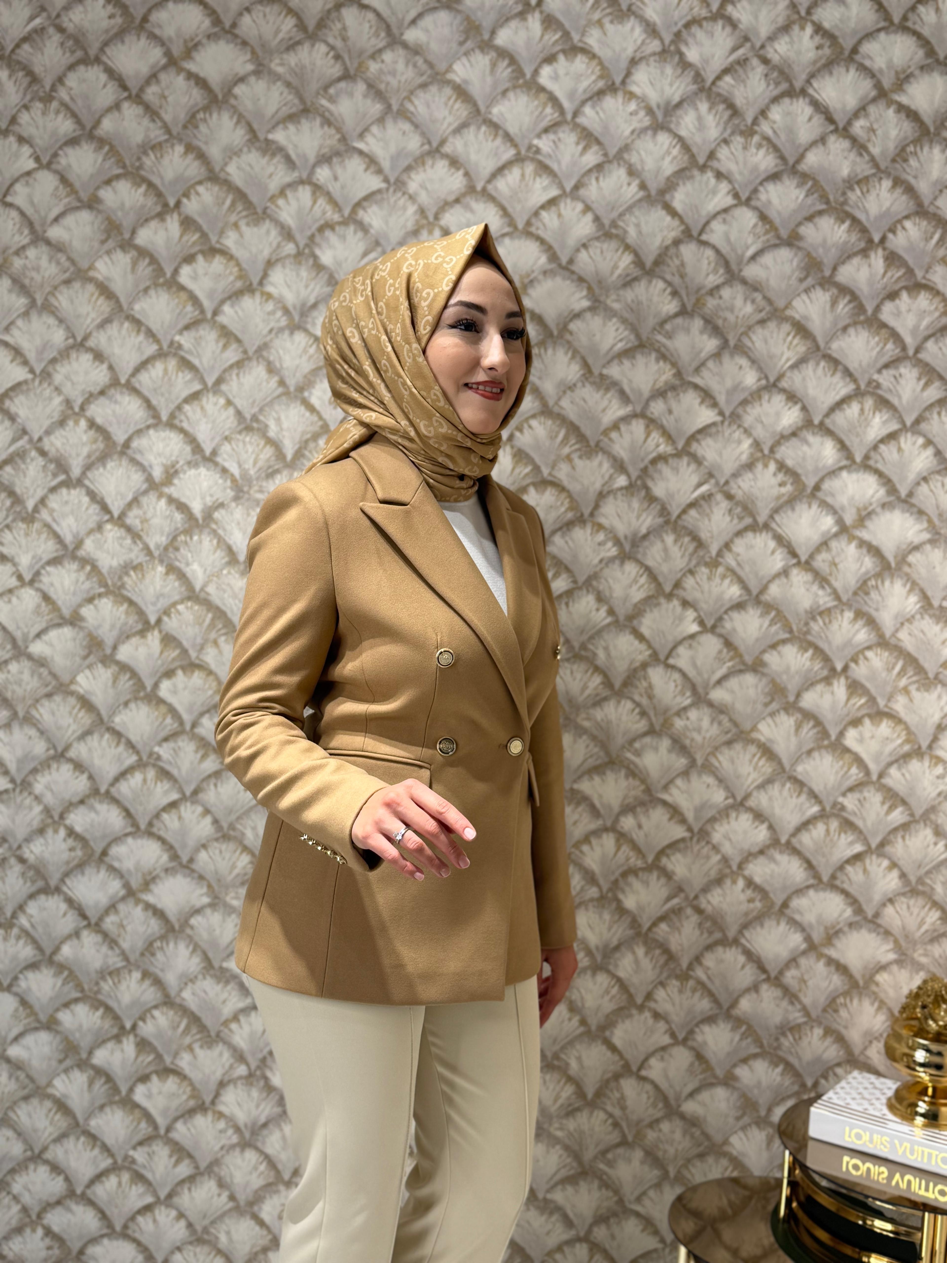 EKOL Kaşe Blazer Ceket