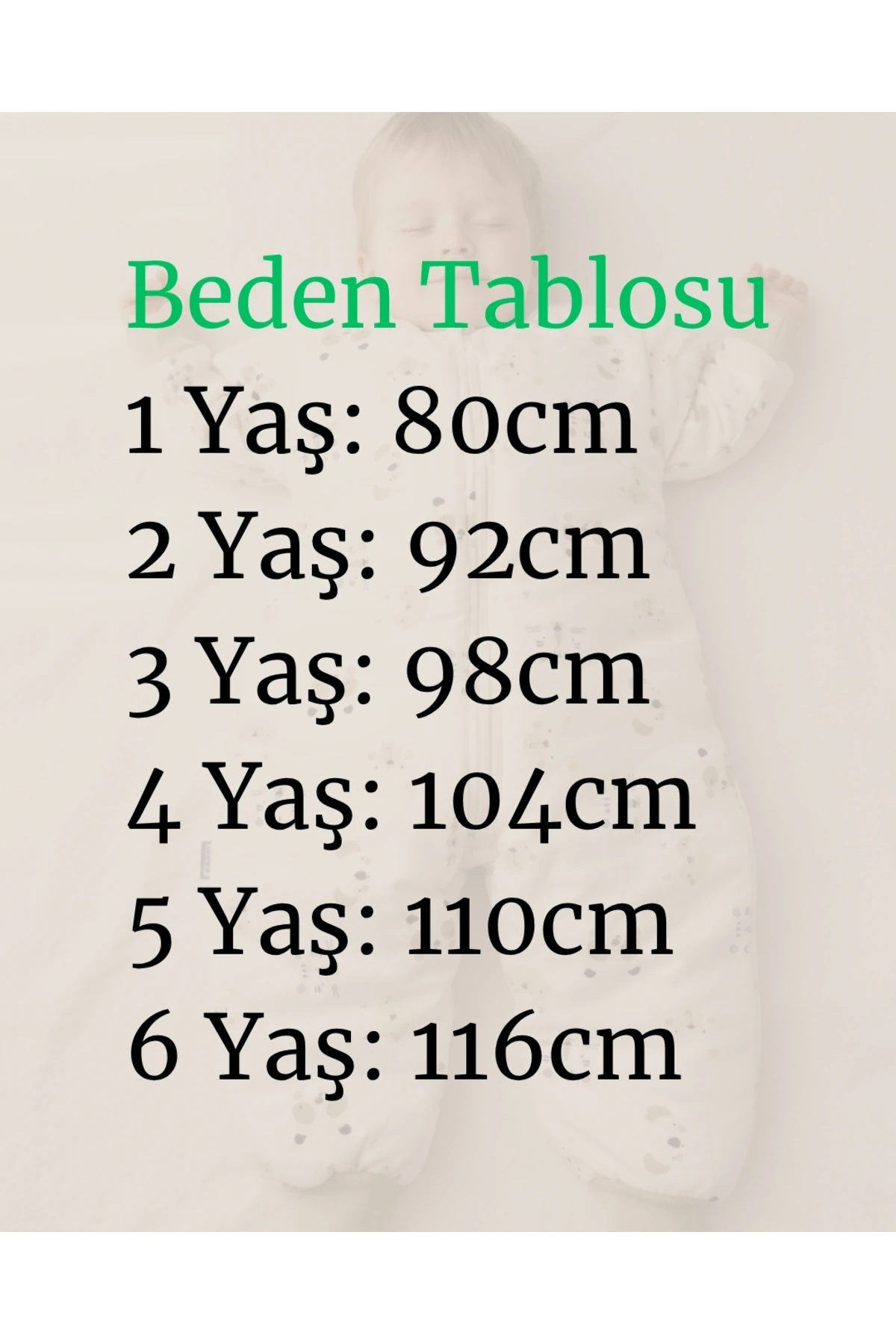 2.5 Tog Pamuklu Fermuarlı Bebek Uyku Tulumu – Hayvan Desenli (1-6 Yaş)