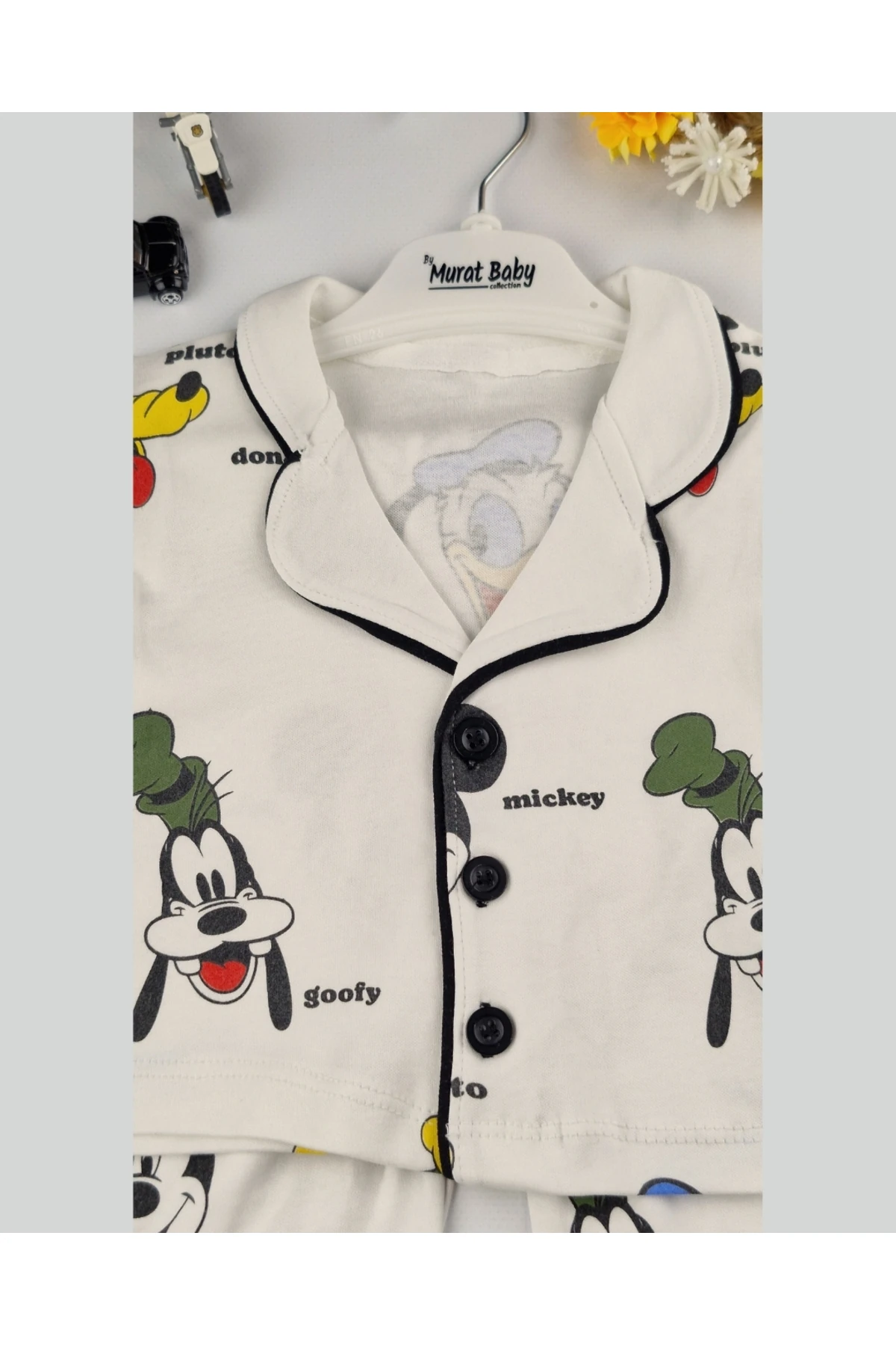 %100 Pamuk Bebek Pijama Takımı – 6-24 Ay – Yumuşak ve Nefes Alan Kumaş