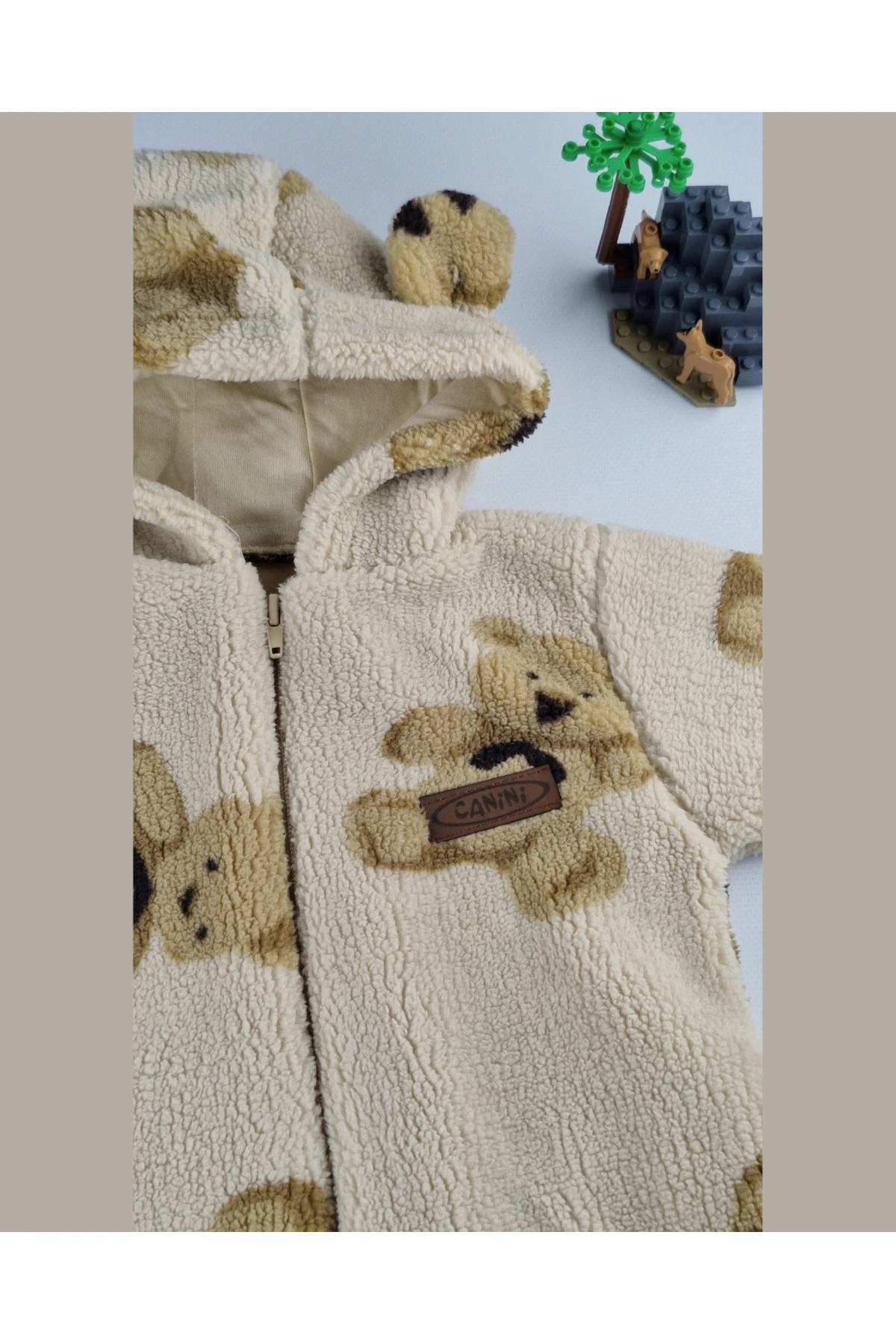 Teddy Ayıcık Welsoft Peluş Bebek Tulum – 6-9 Ay