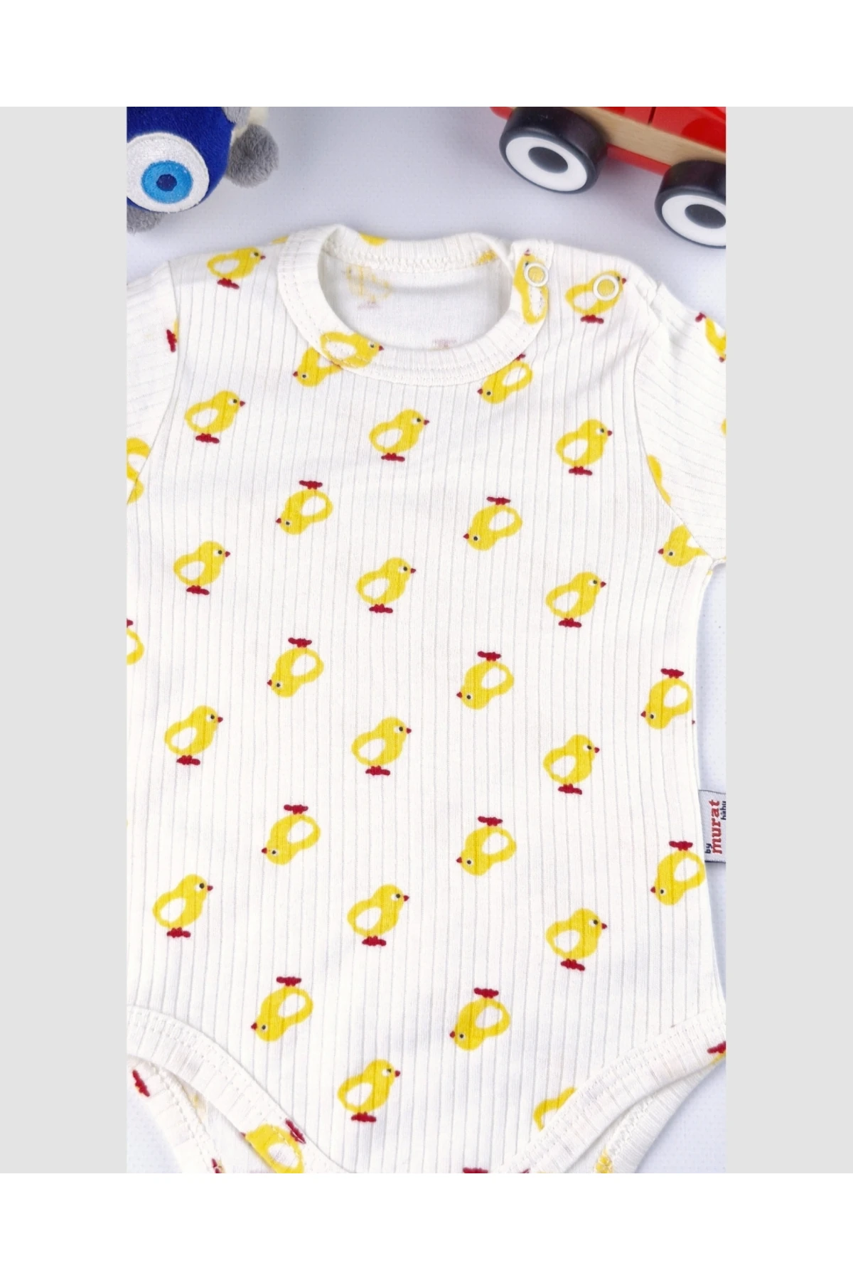 Asliva Bebek Body - Tek Parça Zıbın Uzun Kol Çıtçıtlı Pamuklu 0-18 Ay