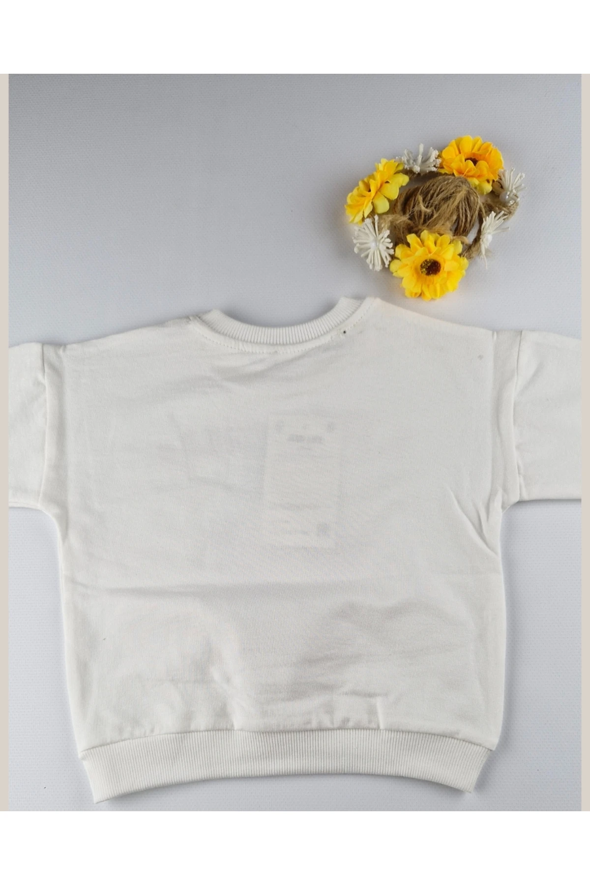 Figürlü Rengarenk Baskılı Çocuk Sweatshirt (2-7 Yaş)