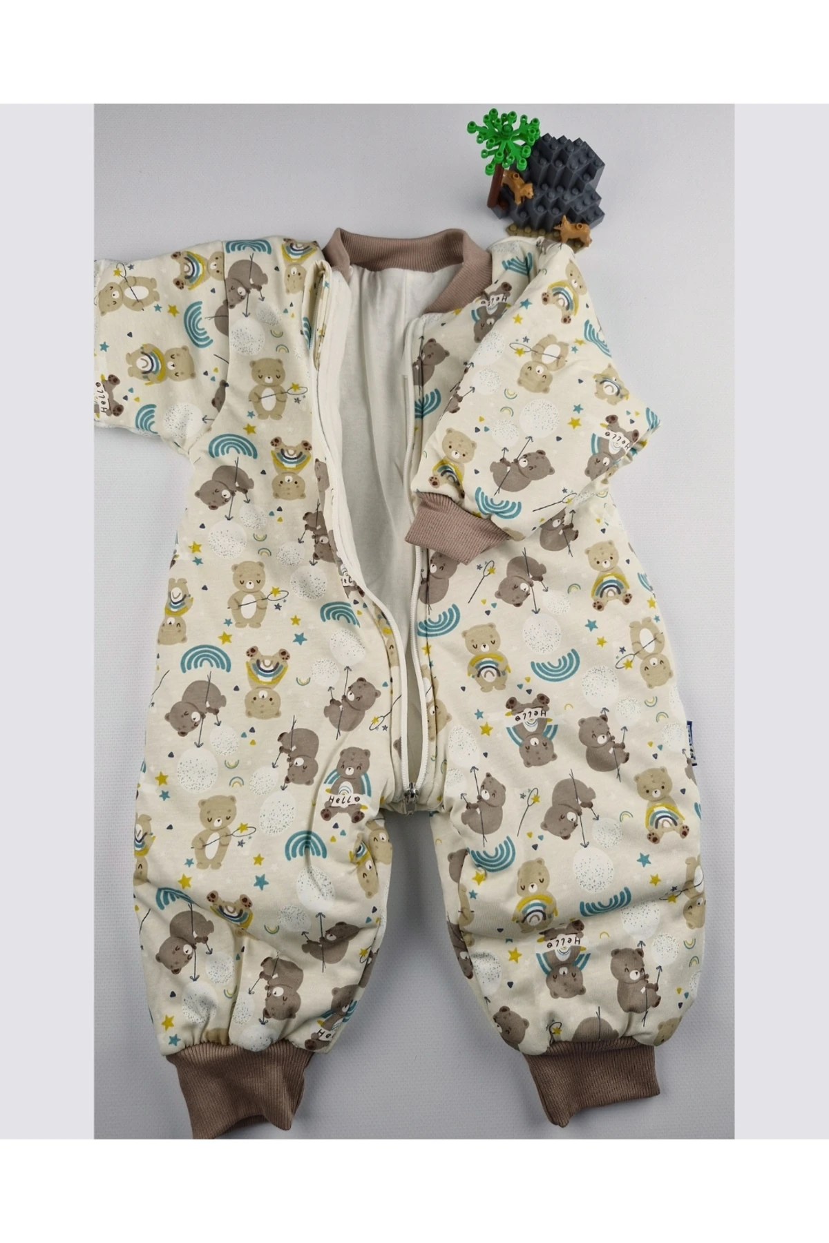 Ayıcık Desenli Bebek Uyku Tulumu 2.5 Tog (1-2-3-4-5-6 Yaş)
