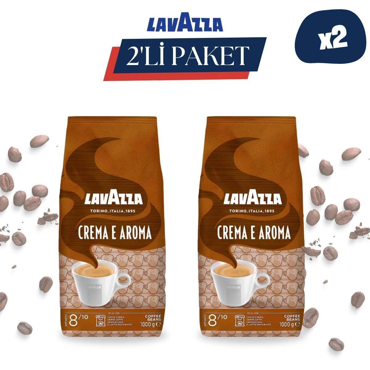 Lavazza Crema e Aroma Brown 2'li Paket