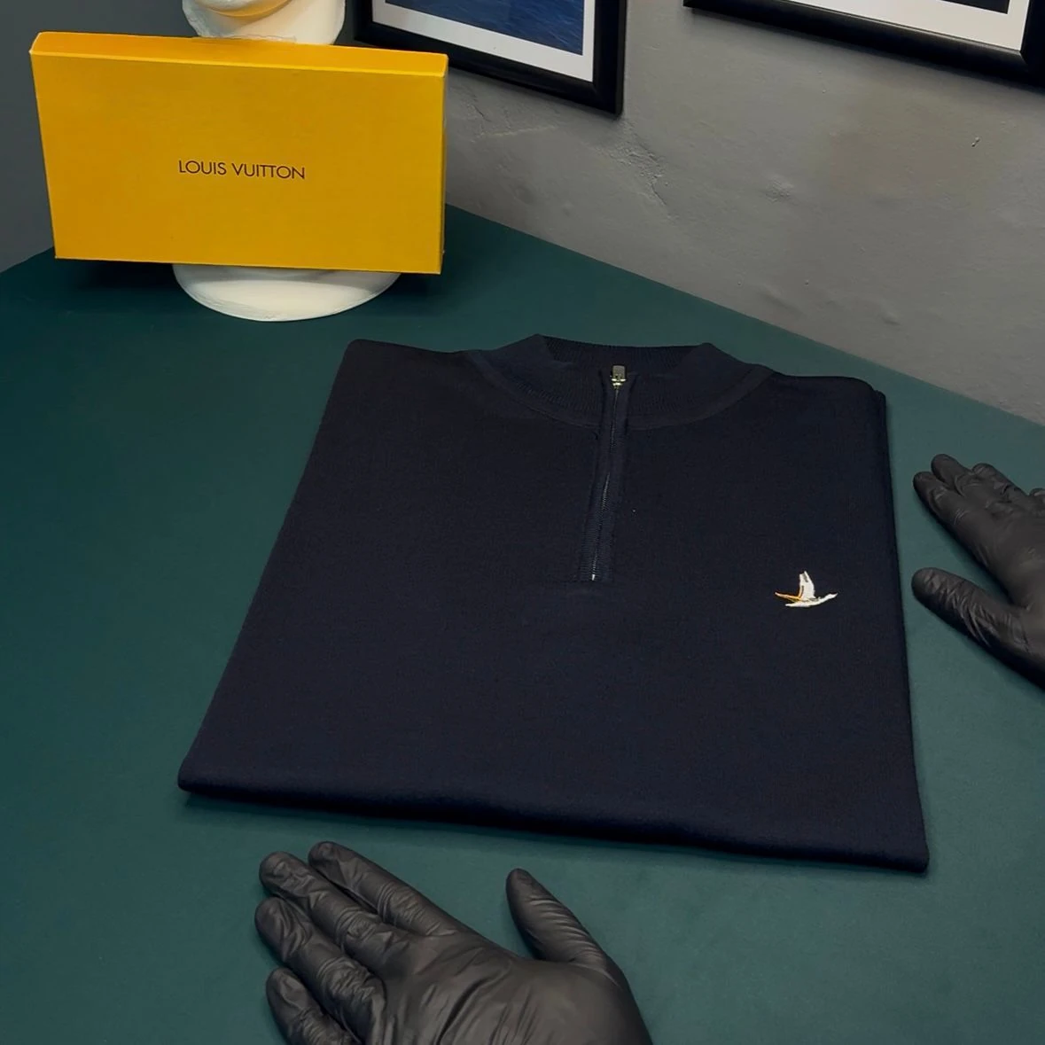 BEYMEN CLUB YARIM FERMUARLI TRİKO - LACİVERT