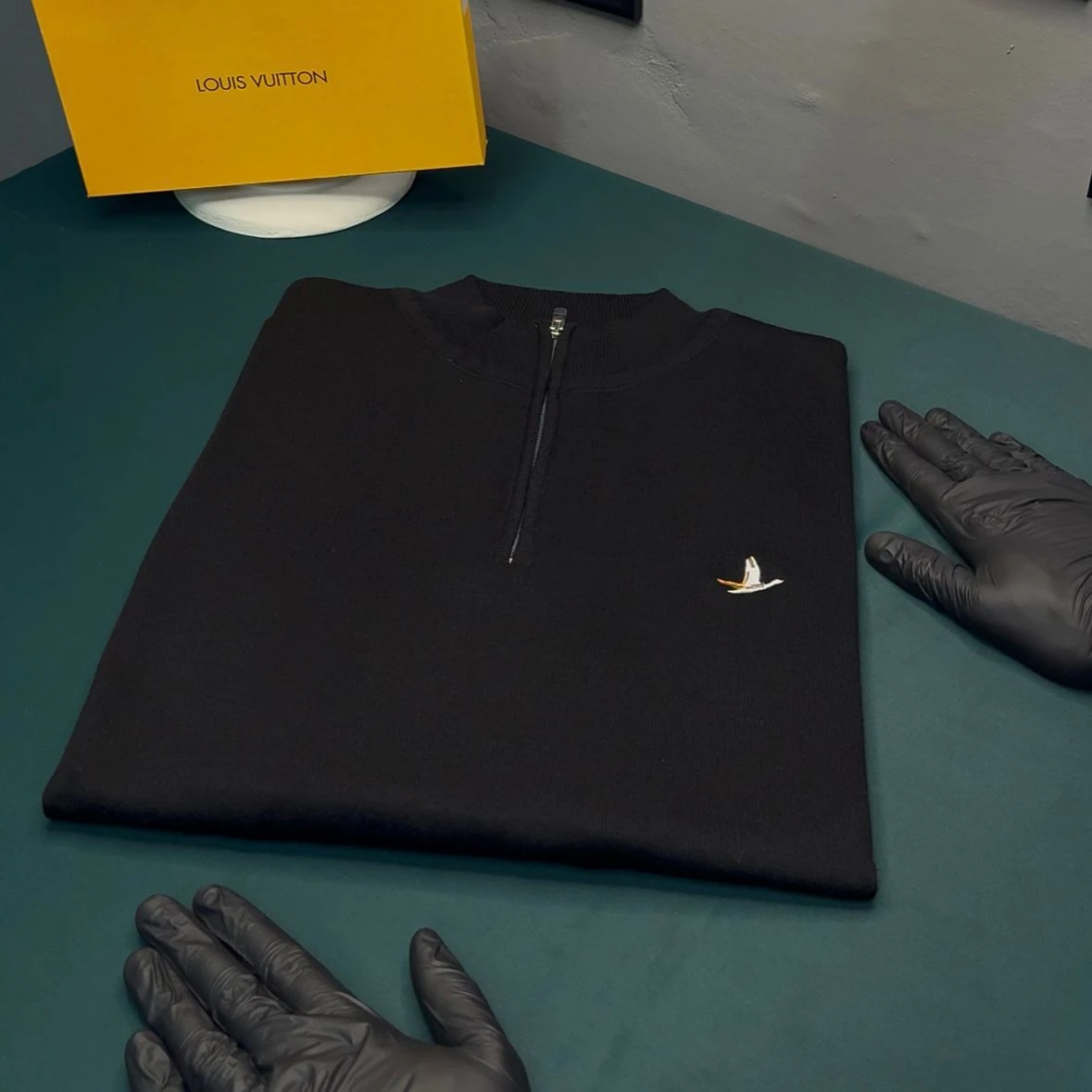 BEYMEN CLUB YARIM FERMUARLI TRİKO - SİYAH