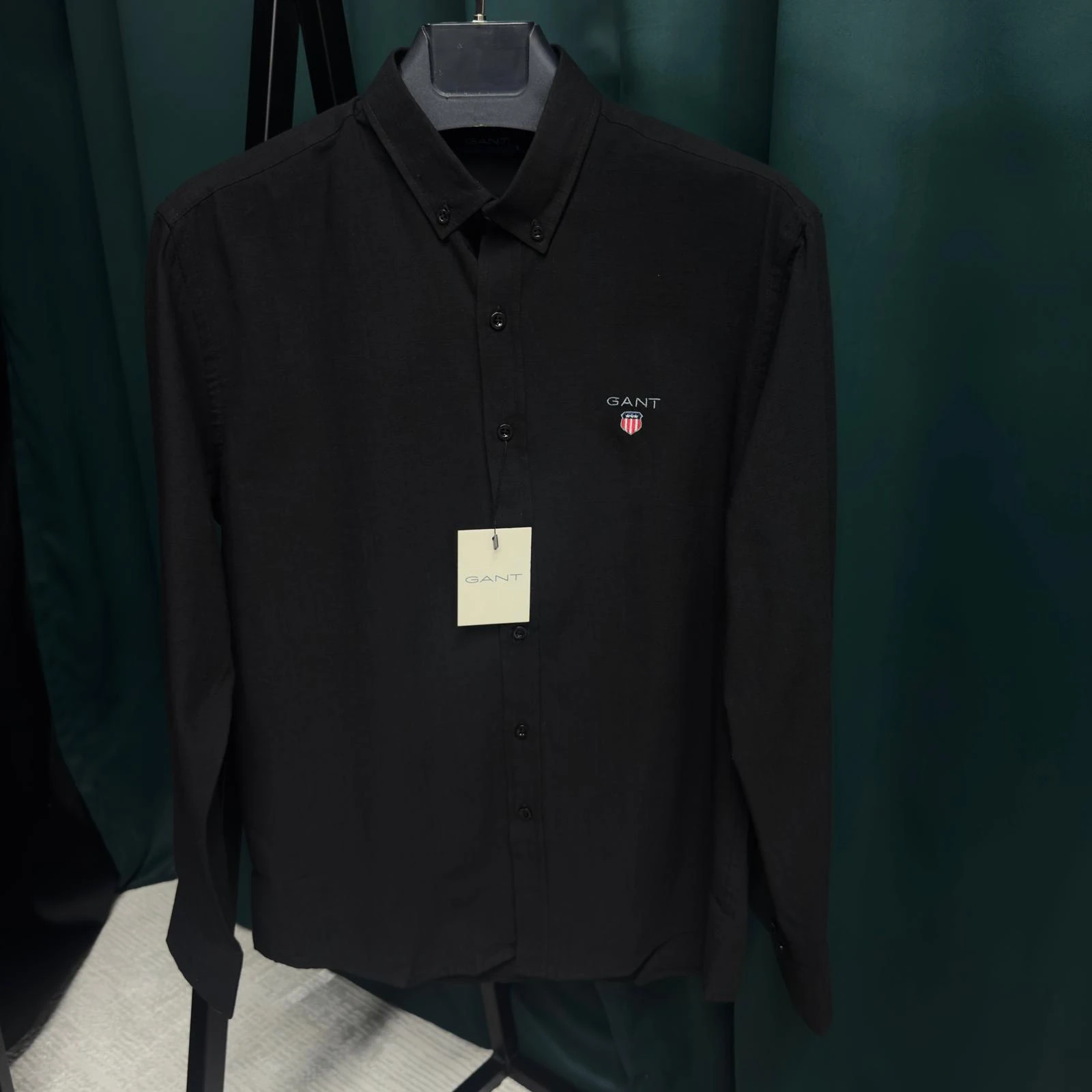 GANT KETEN GÖMLEK - SİYAH