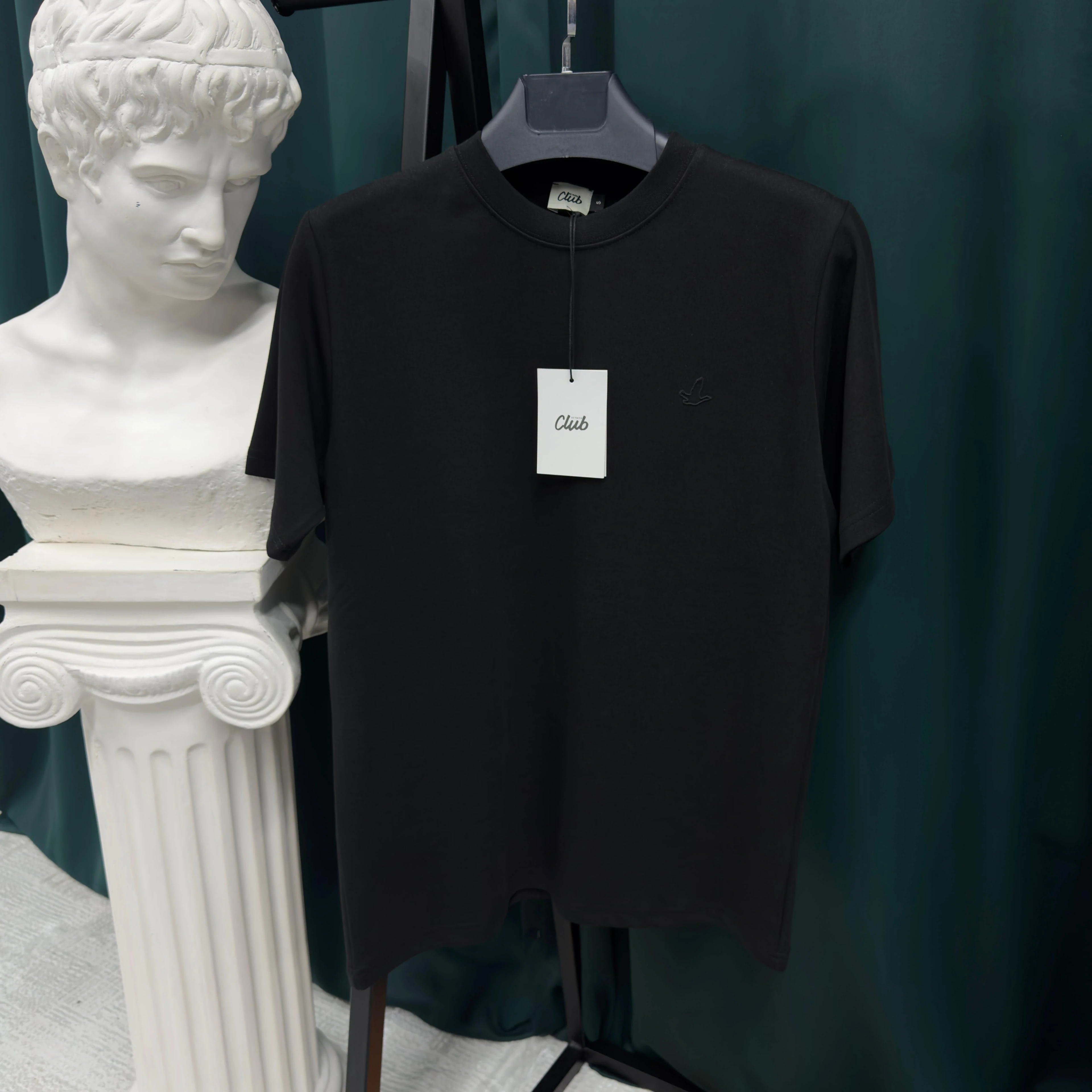 BEYMEN DOUBLE FACE T-SHİRT - SİYAH