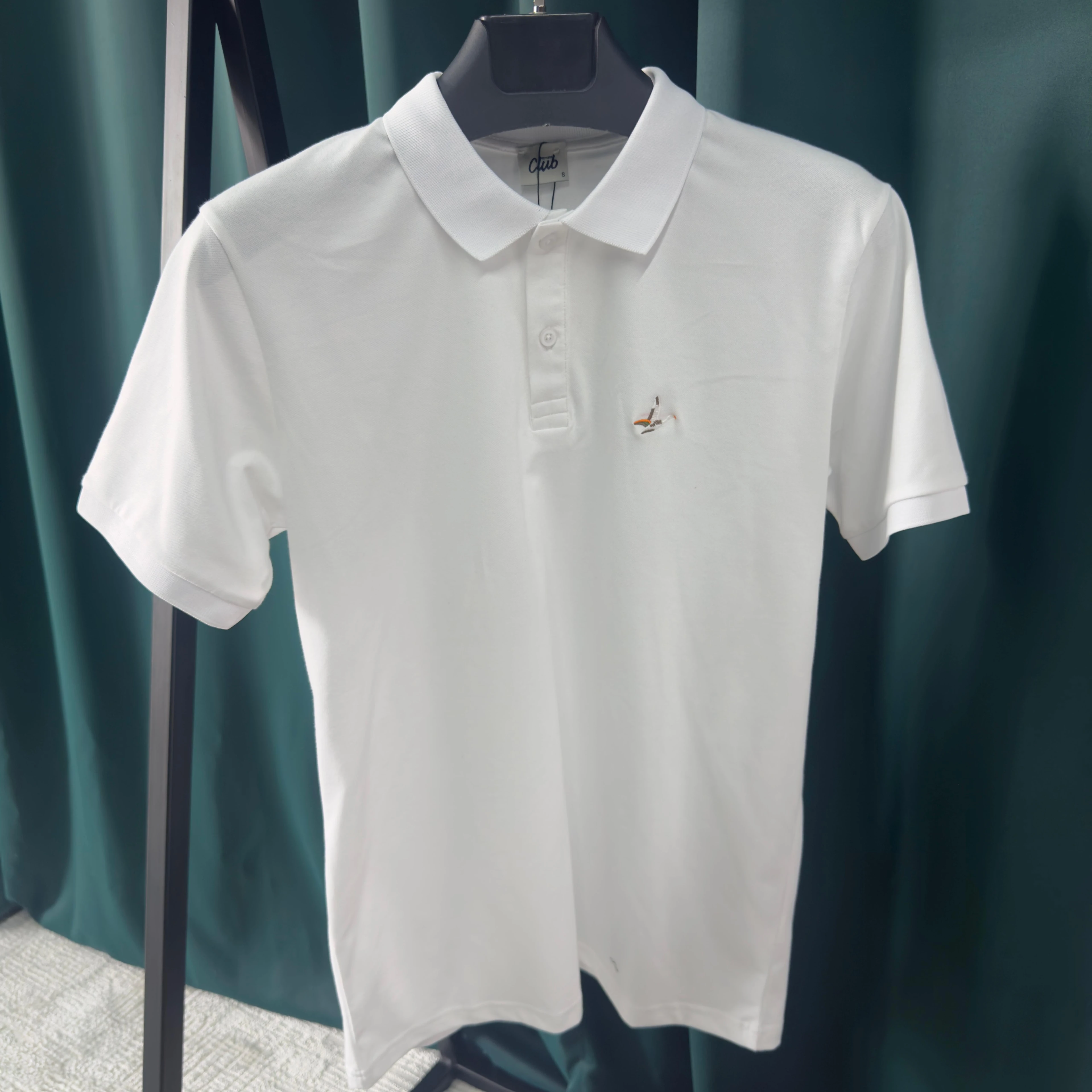 BEYMEN CLUB POLO YAKA MERSELİZE T-SHİRT - BEYAZ