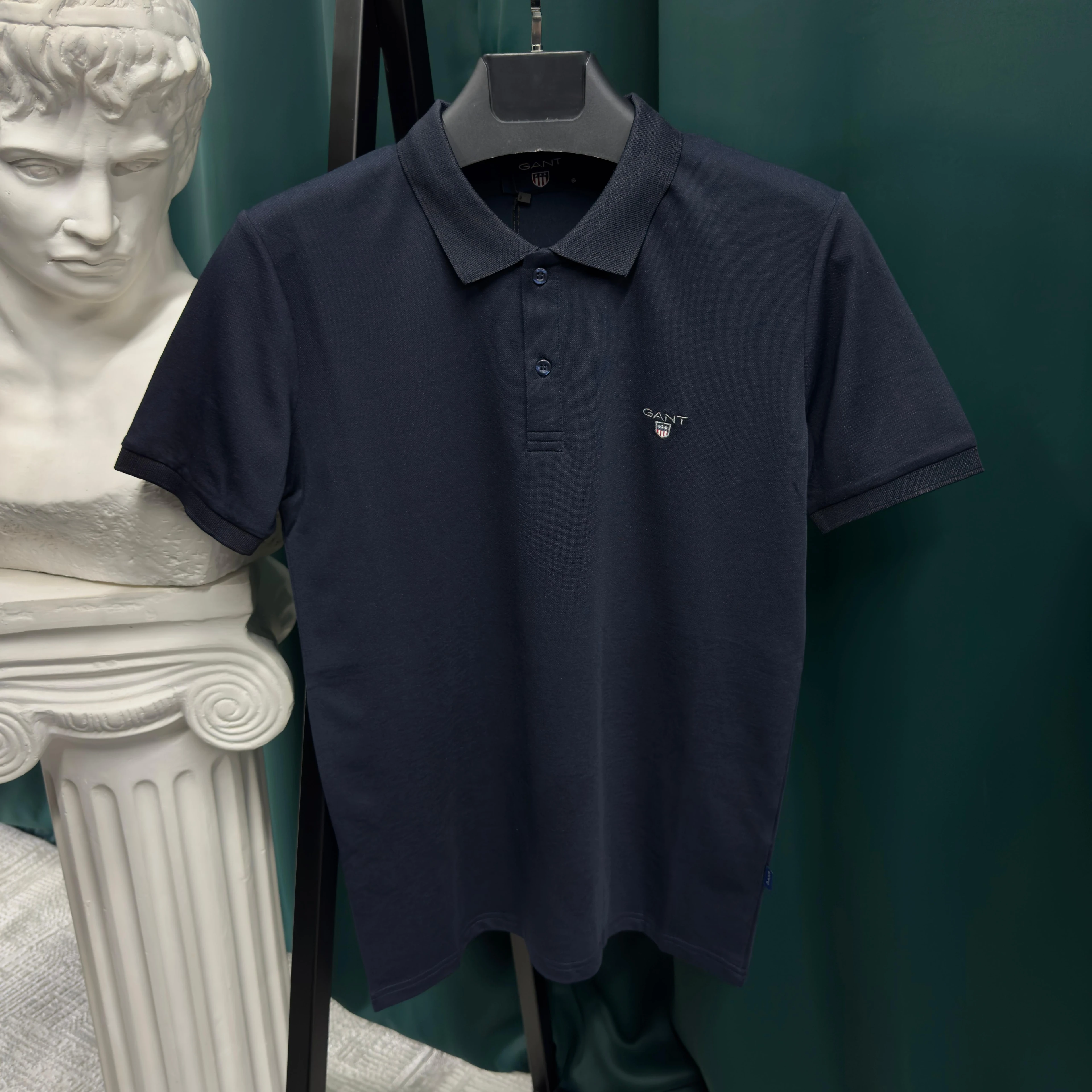 GANT POLO YAKA MERSELİZE T-SHİRT - LACİVERT