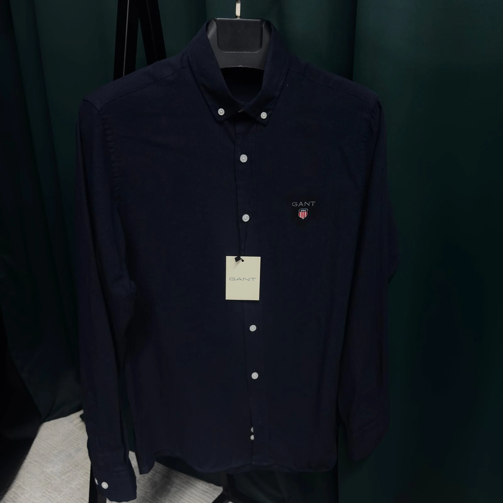 GANT KETEN GÖMLEK - LACİVERT