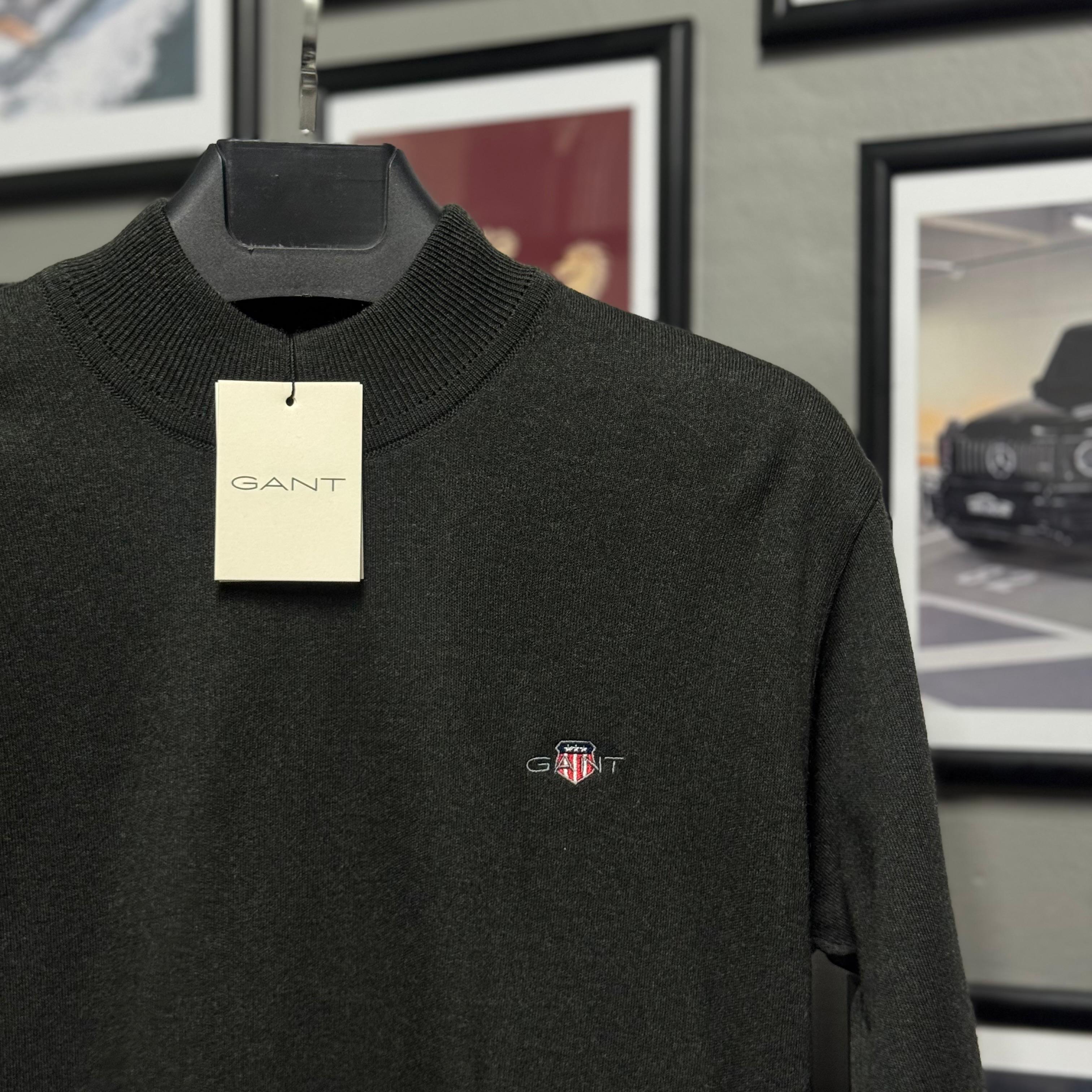 GANT YARIM BOĞAZLI TRİKO - GRİ