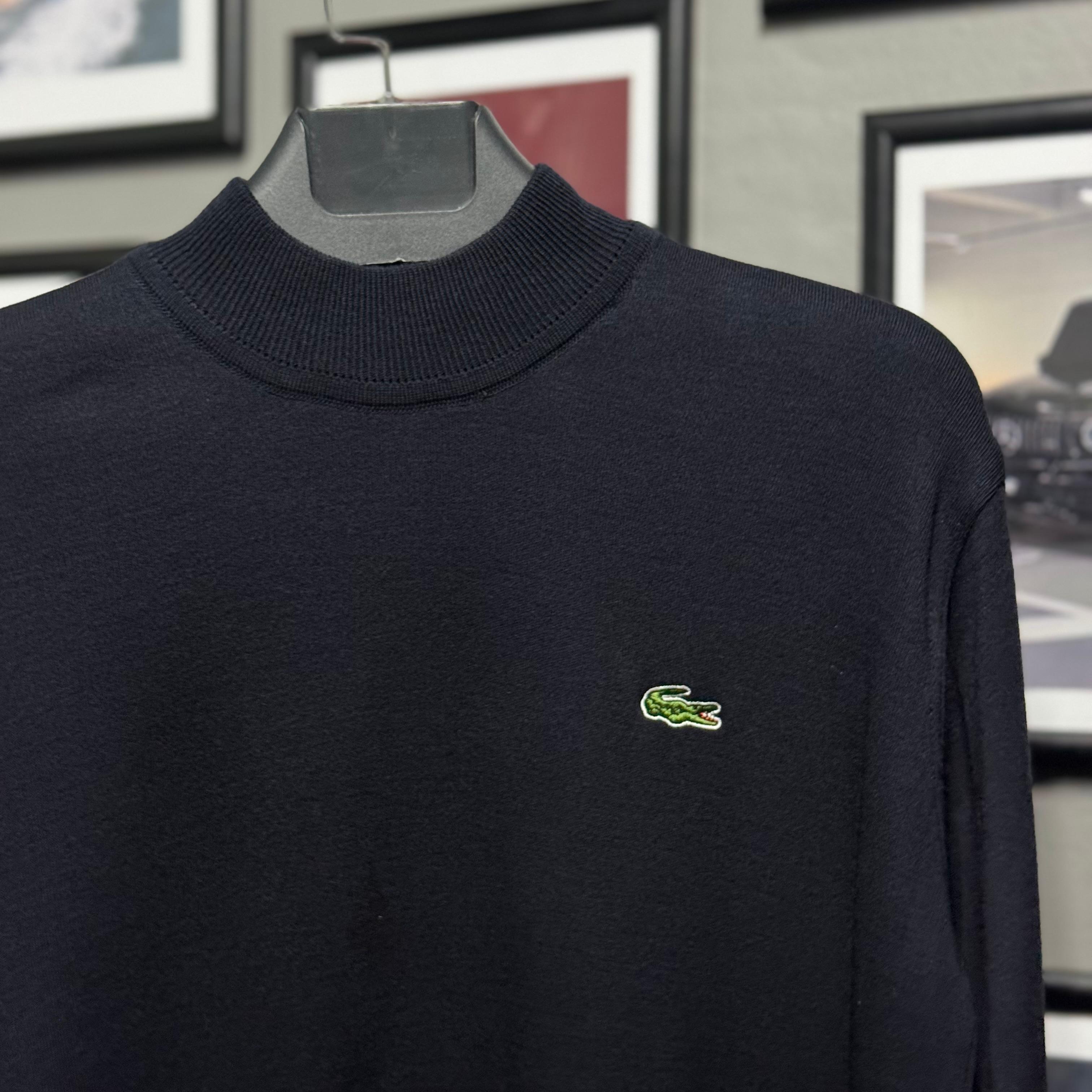 LACOSTE YARIM BOĞAZLI TRİKO - LACİVERT