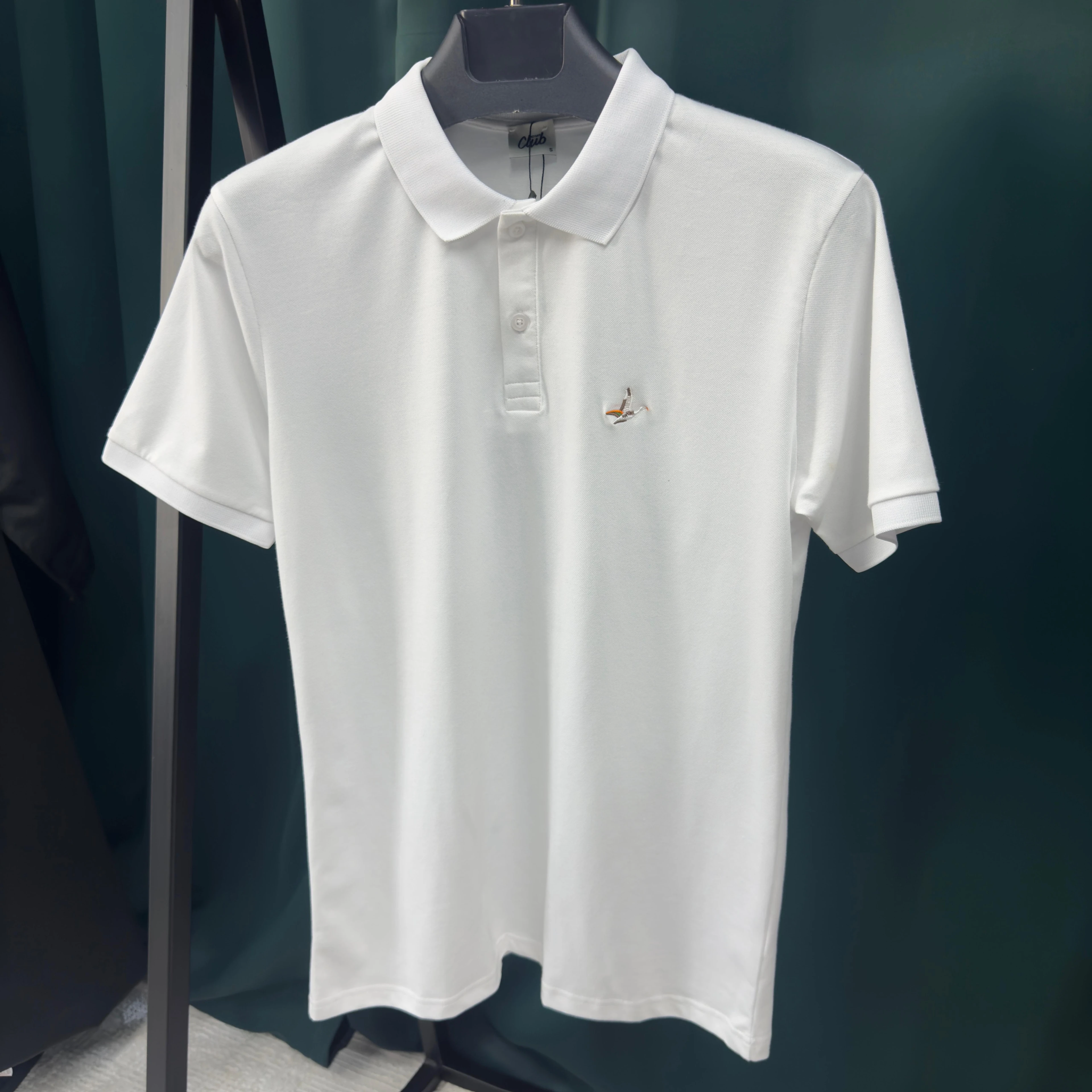 BEYMEN CLUB POLO YAKA MERSELİZE T-SHİRT - YENİ SEZON - BEYAZ