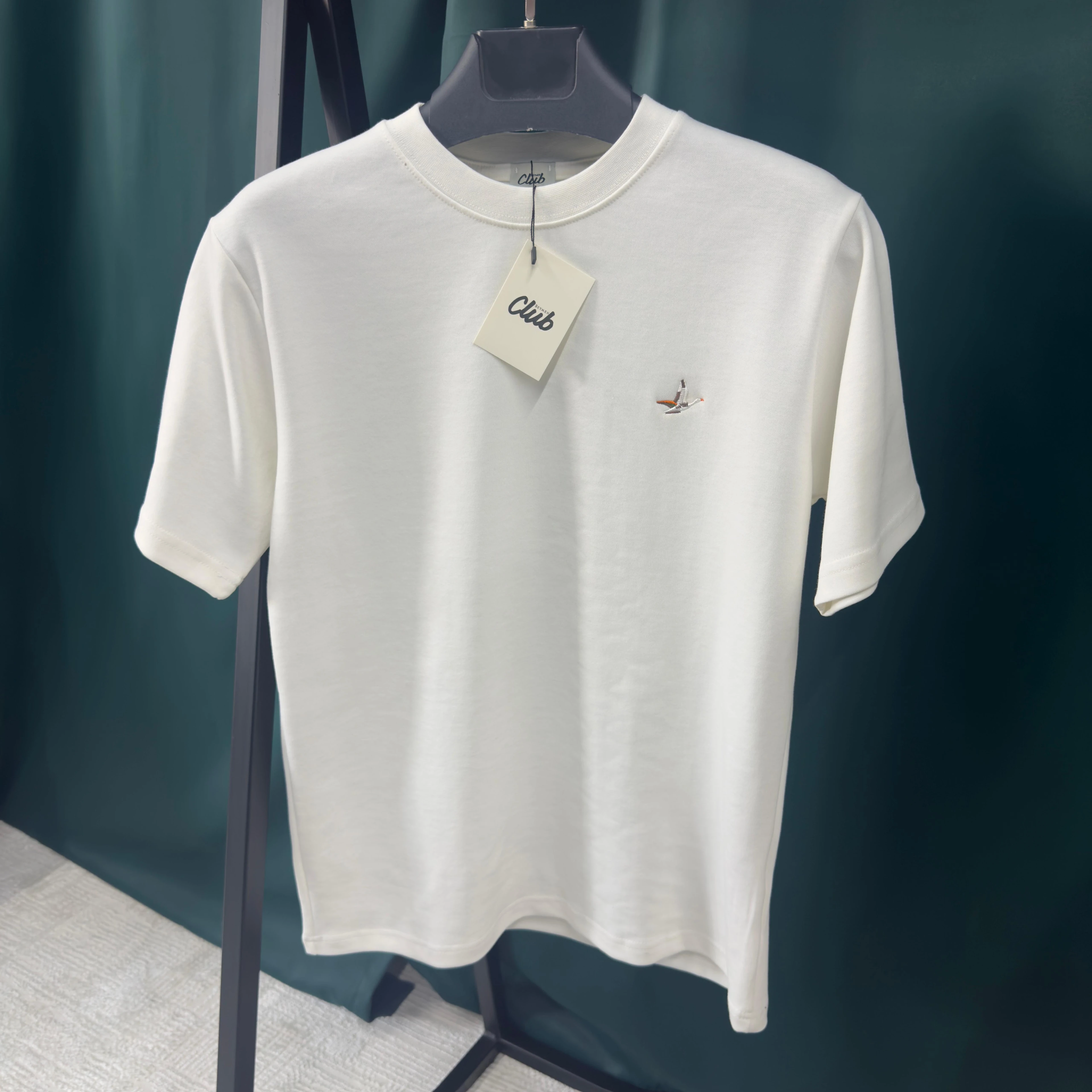 BEYMEN CLUB DOUBLE FACE T-SHİRT - BEYAZ