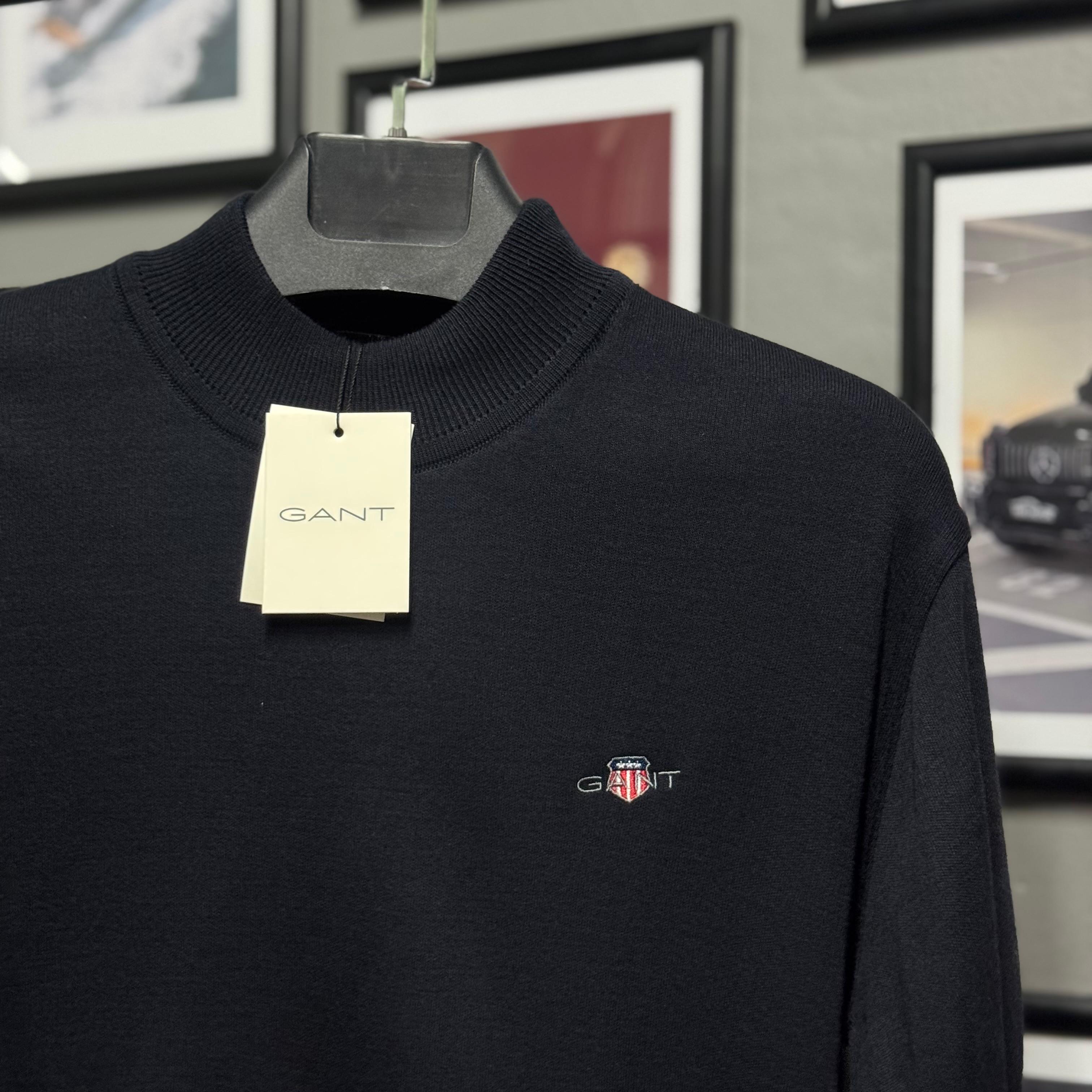 GANT YARIM BOĞAZLI TRİKO - LACİVERT