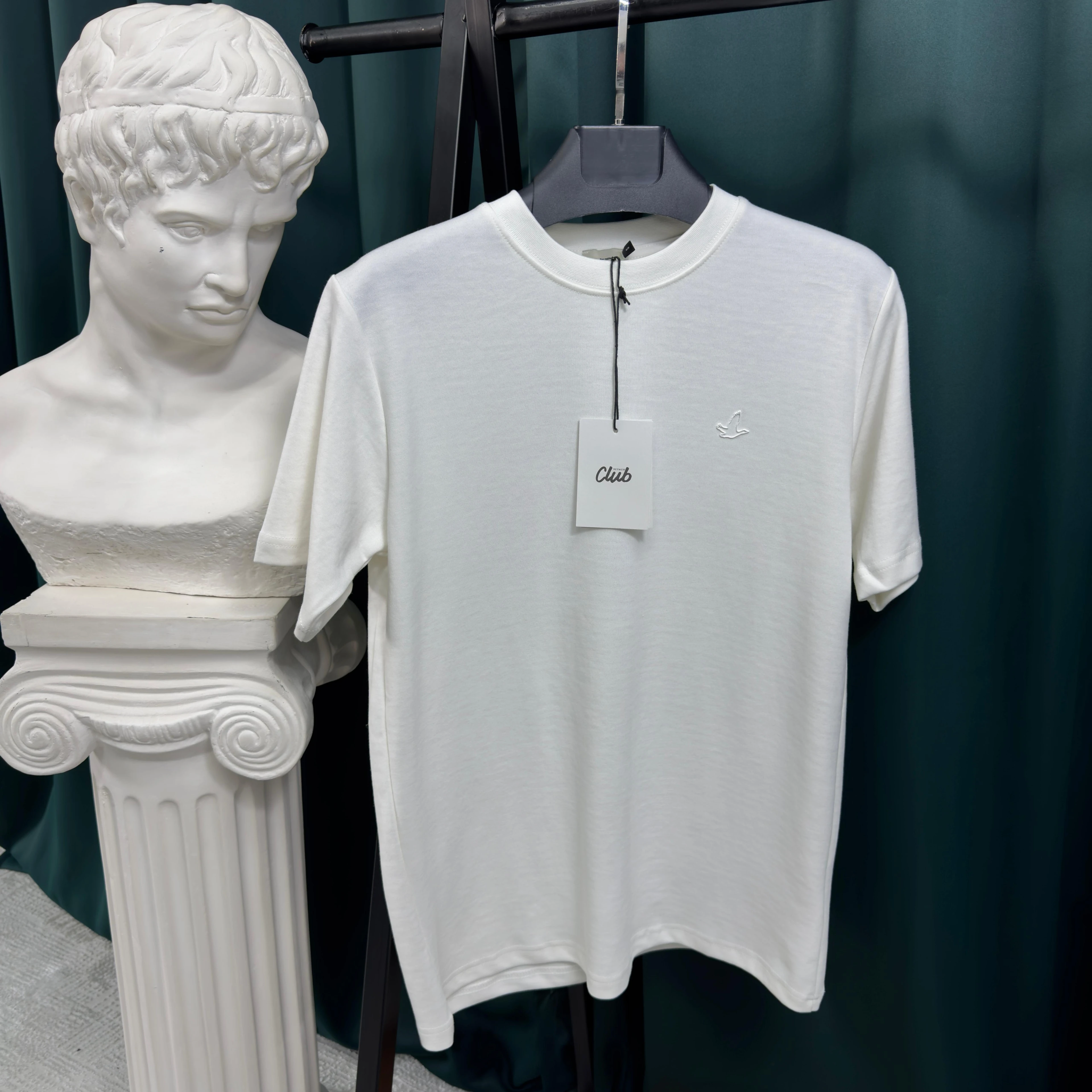 BEYMEN DOUBLE FACE T-SHİRT - BEYAZ