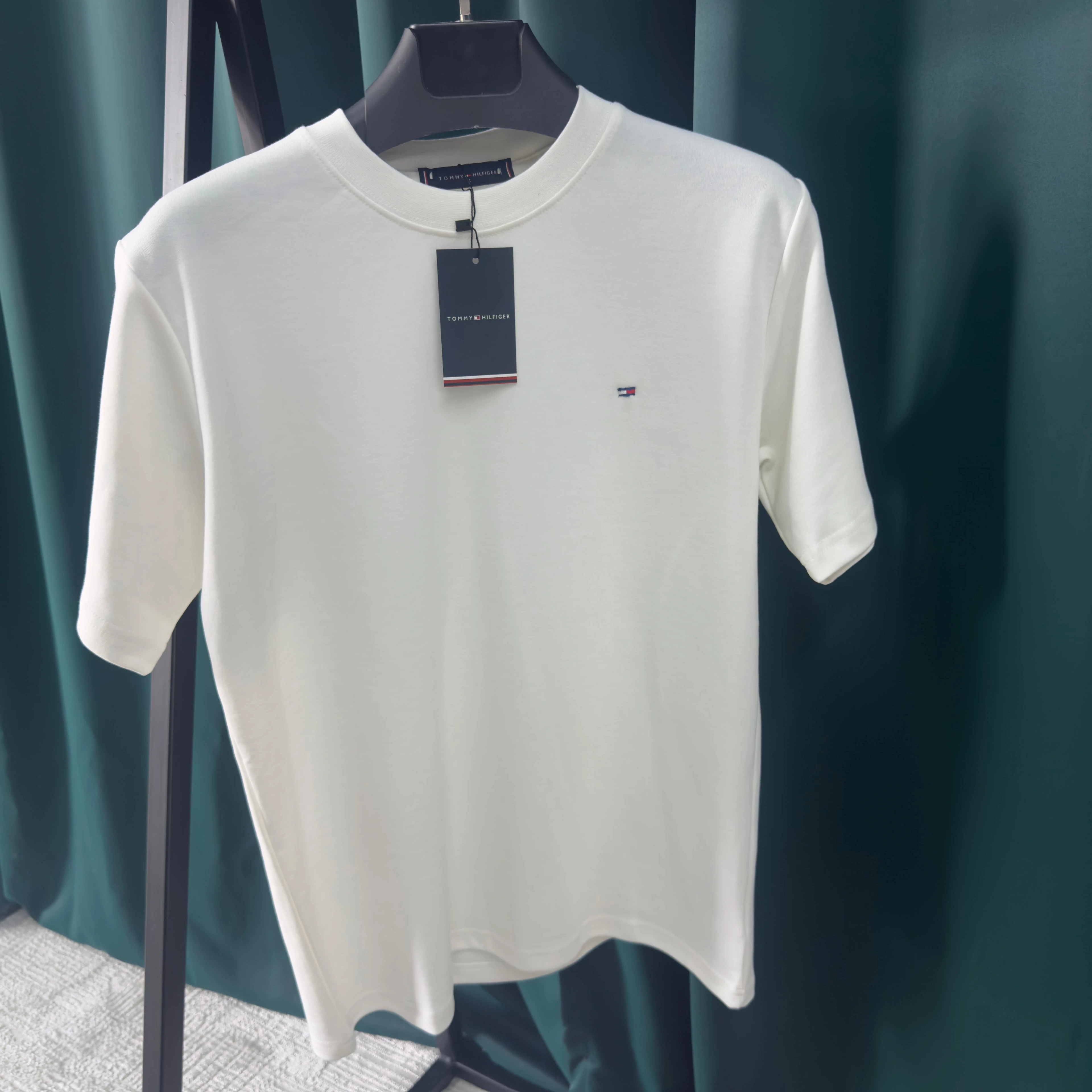 TOMMY DOUBLE FACE T-SHİRT - BEYAZ