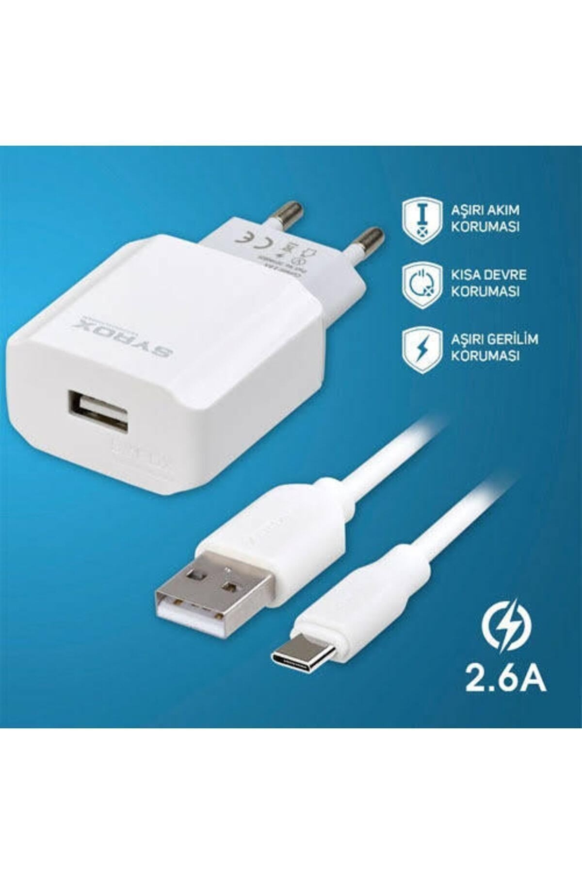 J48 Type-c 2.6 Amper Hızlı Şarj Aleti