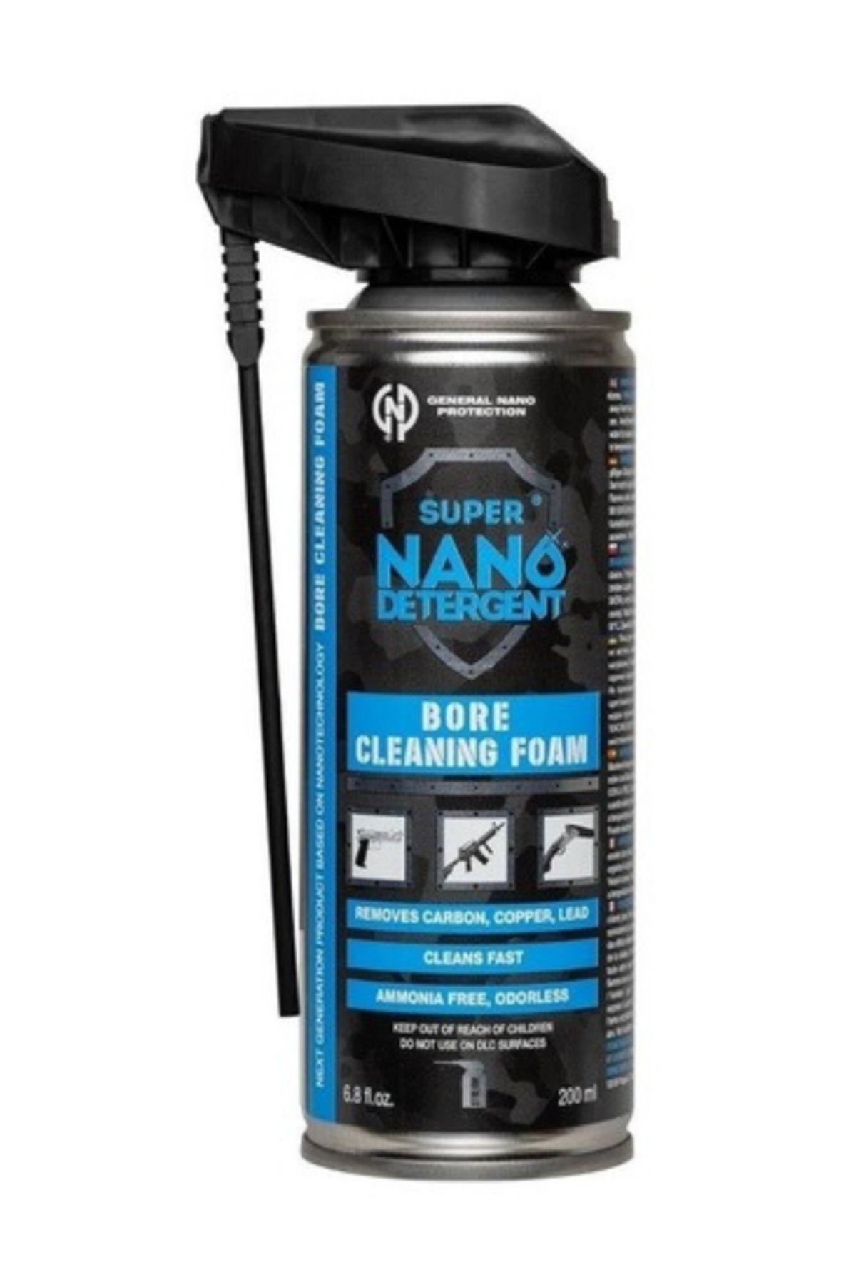 SUPER NANO DETERGENT Namlu Temizleme Köpüğü 200ml