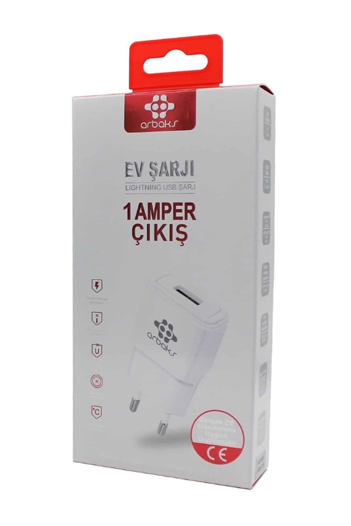 ARB-026 CE Belgeli 1A (İphone) Şarj Aleti