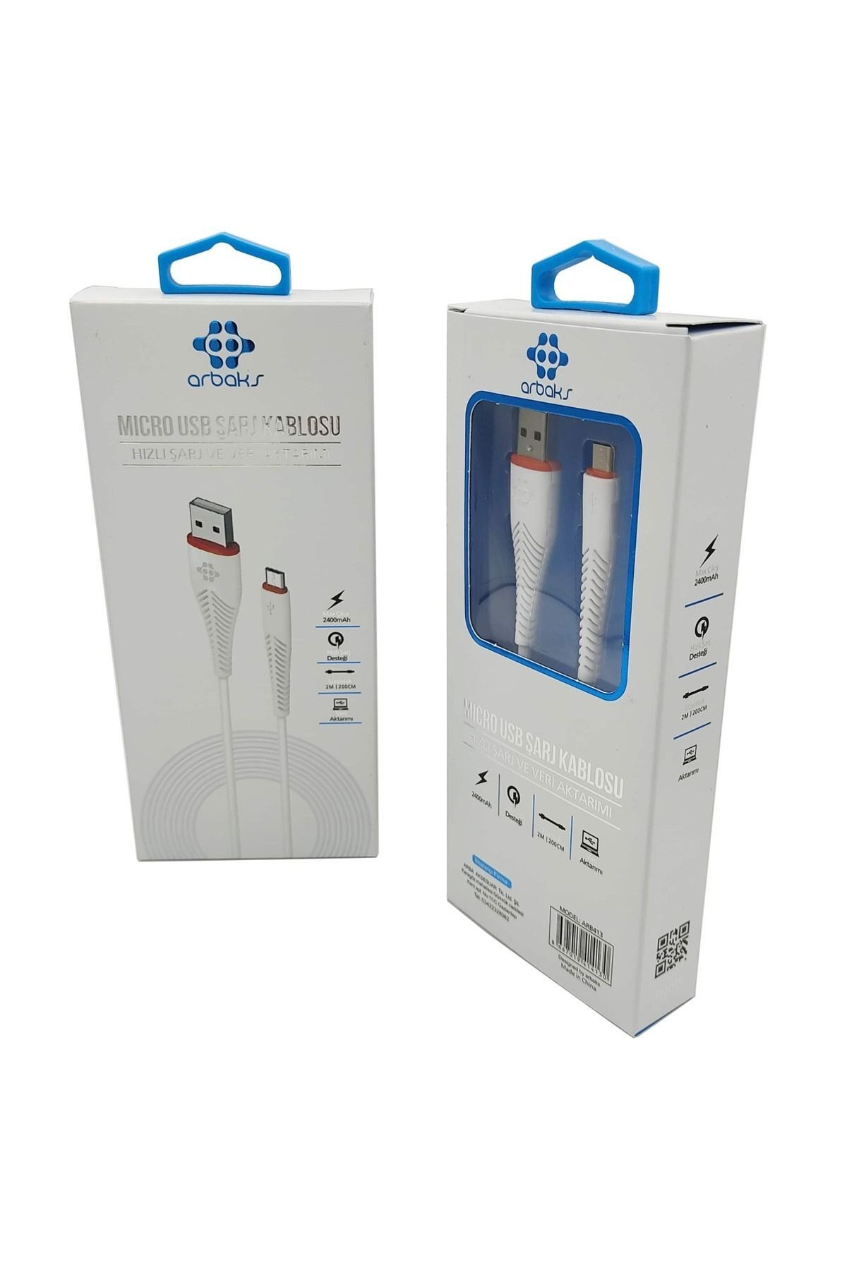 2 Metre (Micro) Hızlı Şarj Veri Aktarımı Veltex VTX-413 Uyumlu