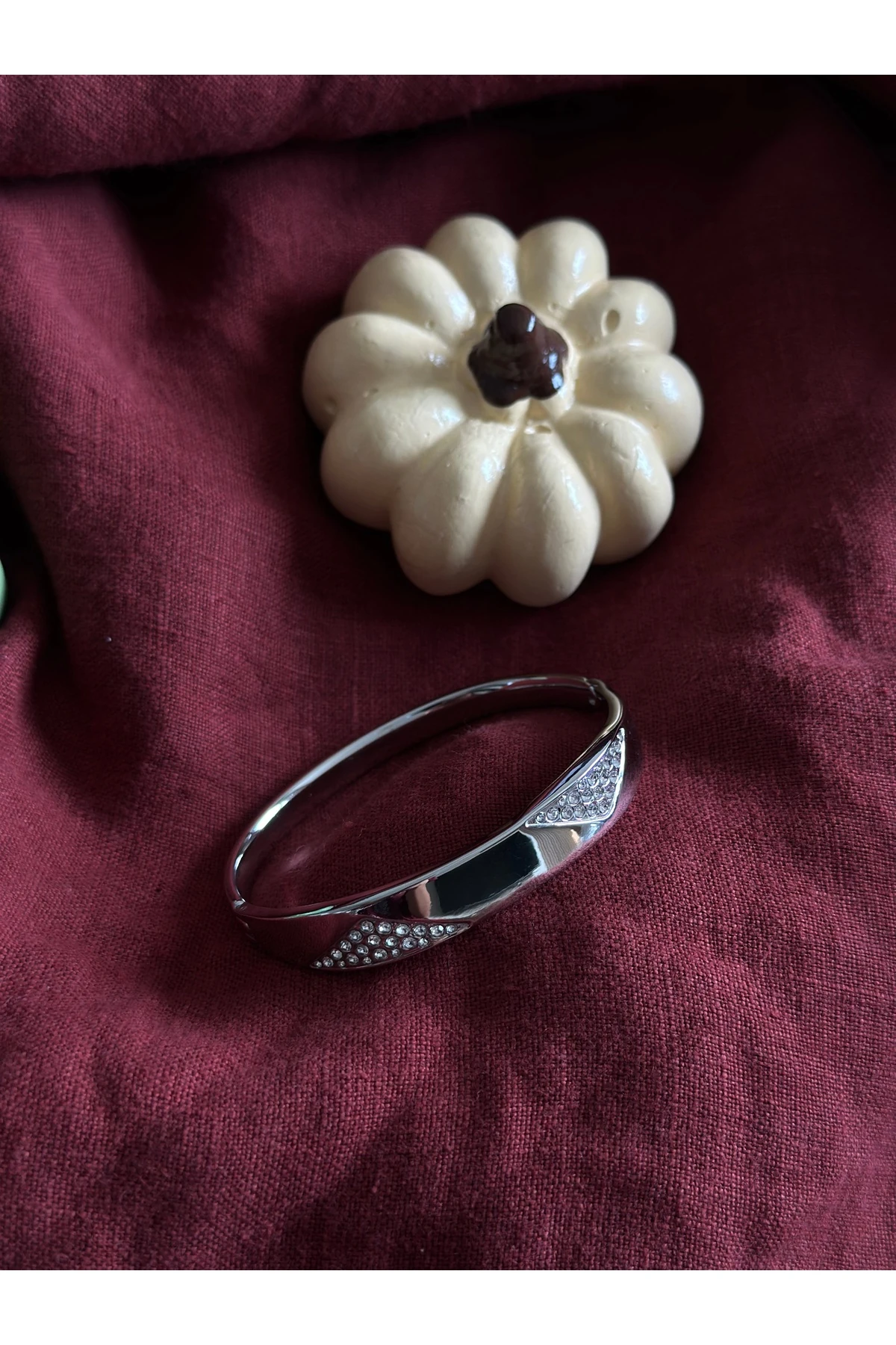 Gümüş Taşlı Bileklik