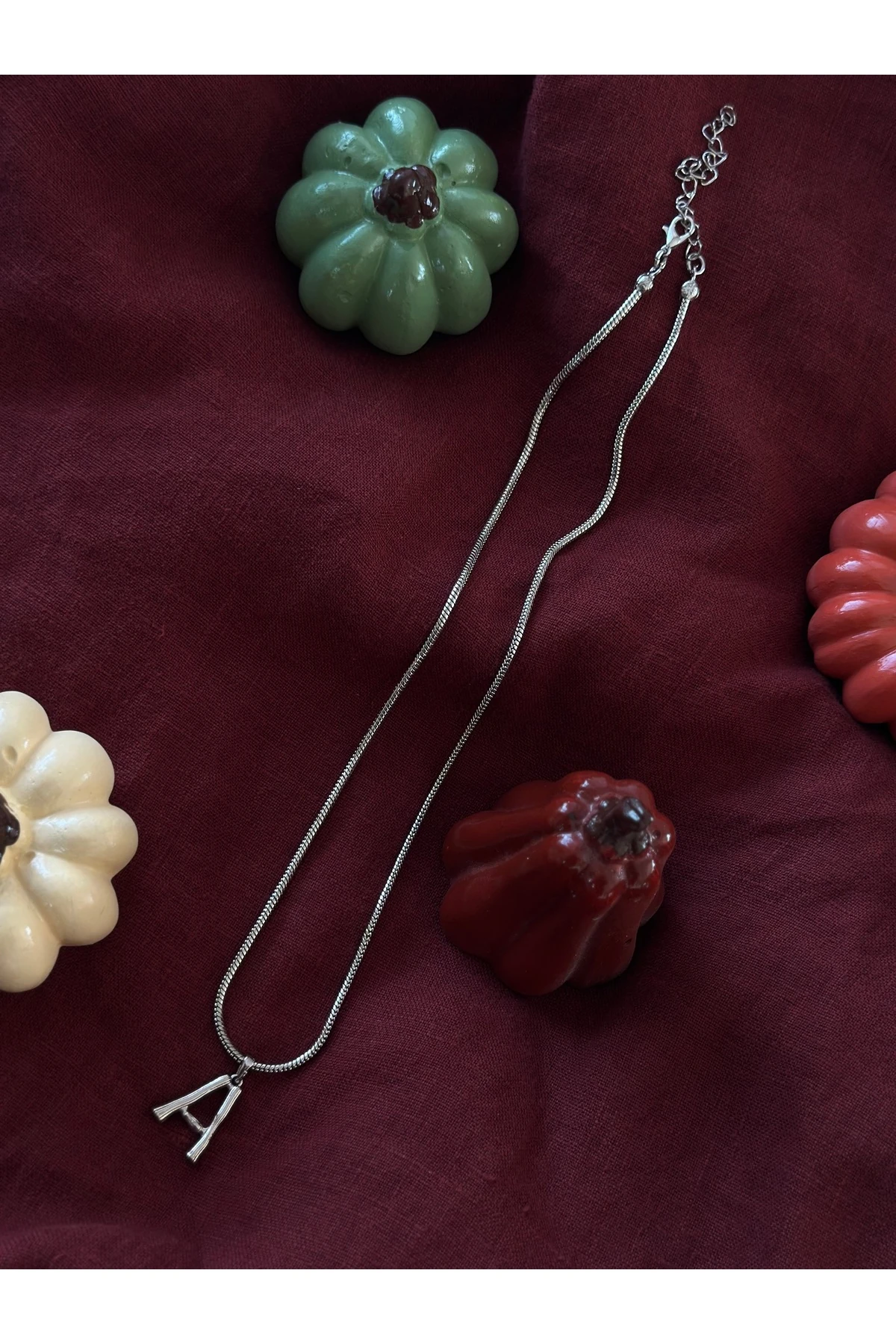 Isme Ozel Bas Harf Kolye