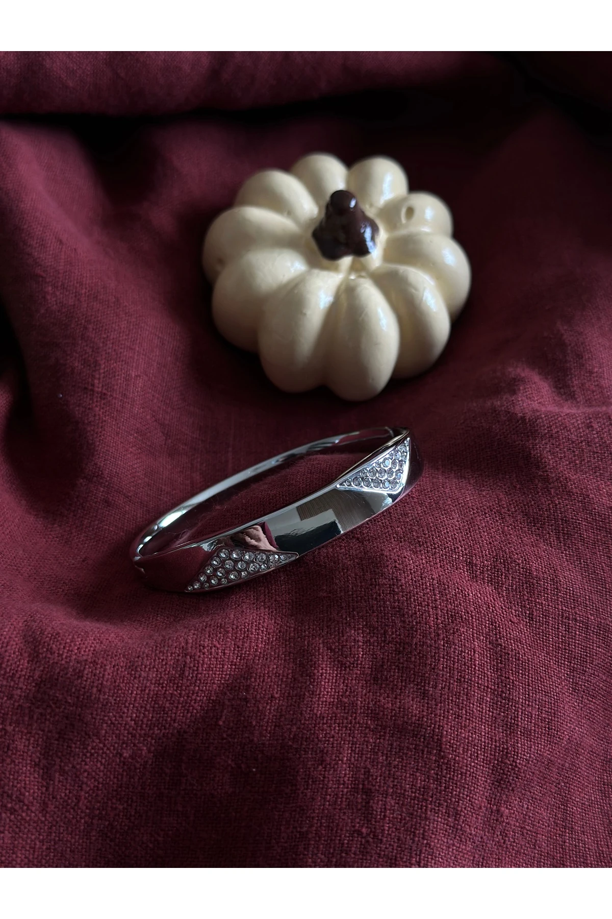 Gümüş Taşlı Bileklik