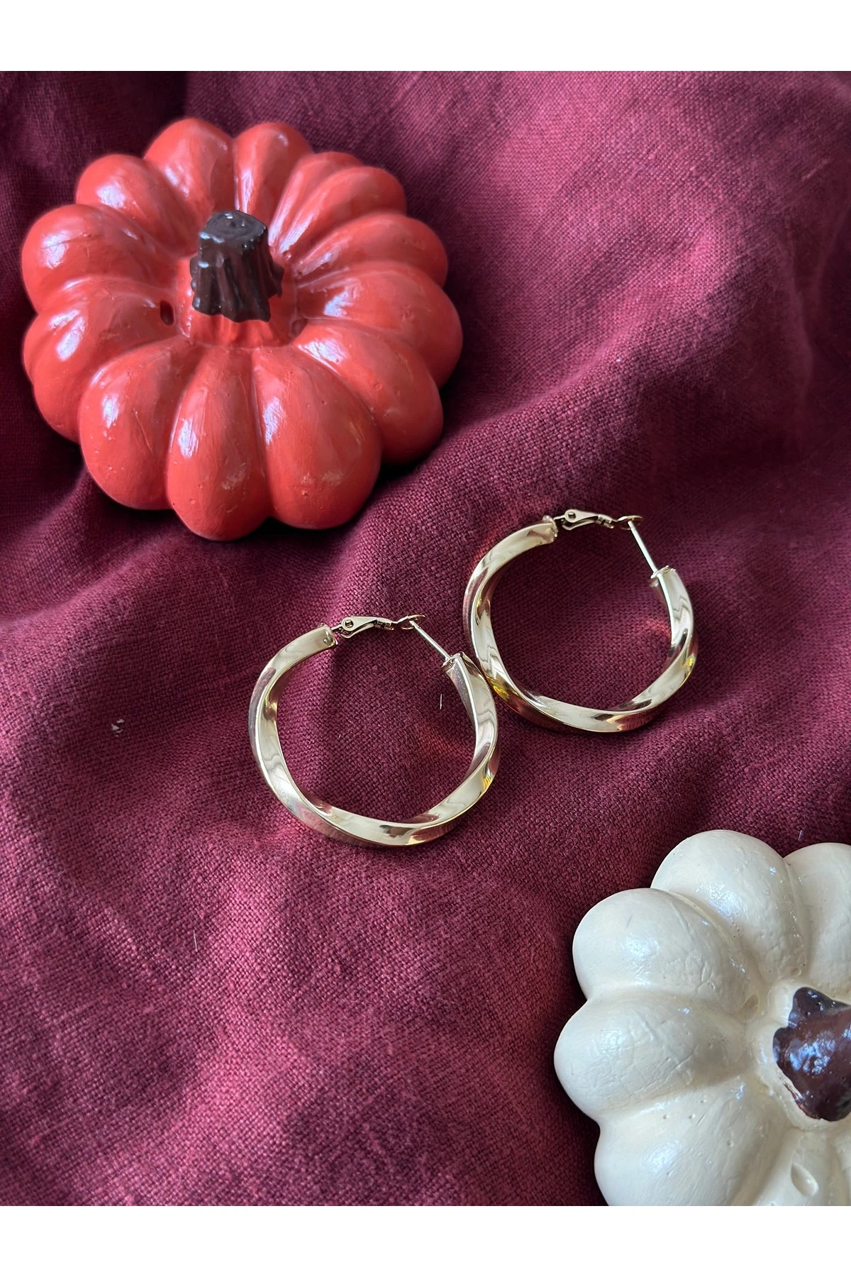 Twist Hoop Earrings