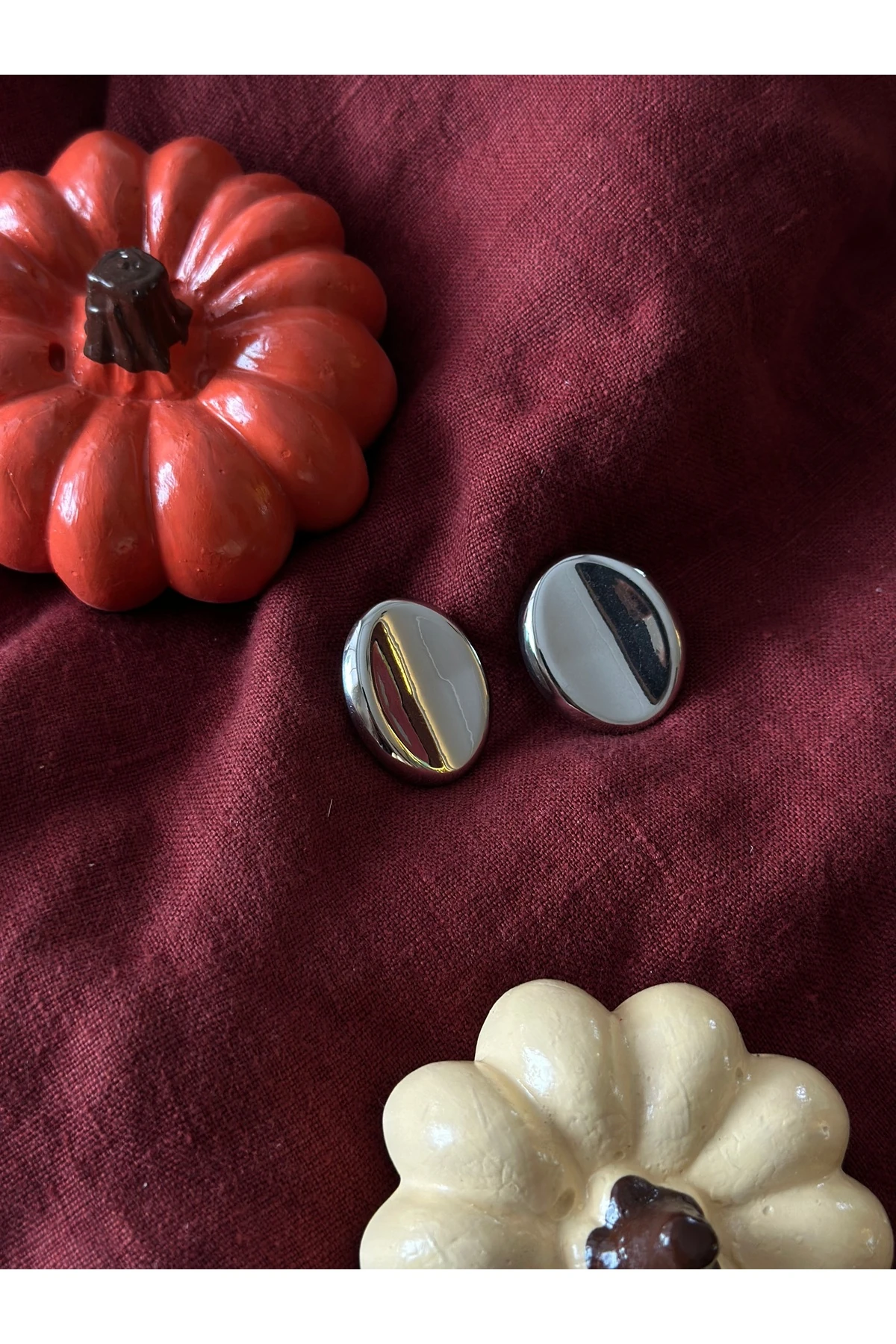 Silver Muse Stud Earrings