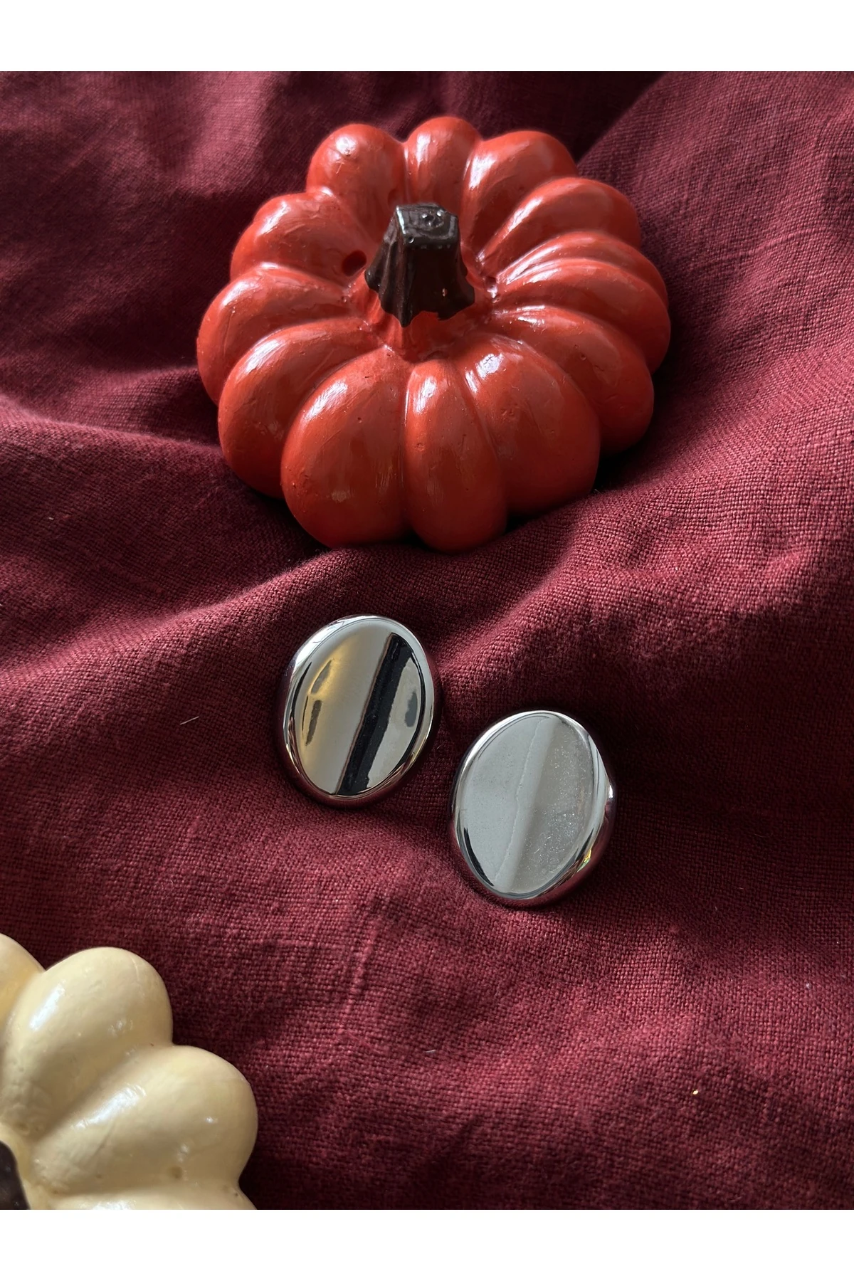 Silver Muse Stud Earrings