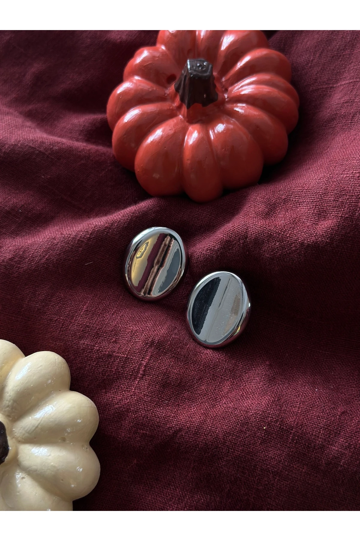 Silver Muse Stud Earrings