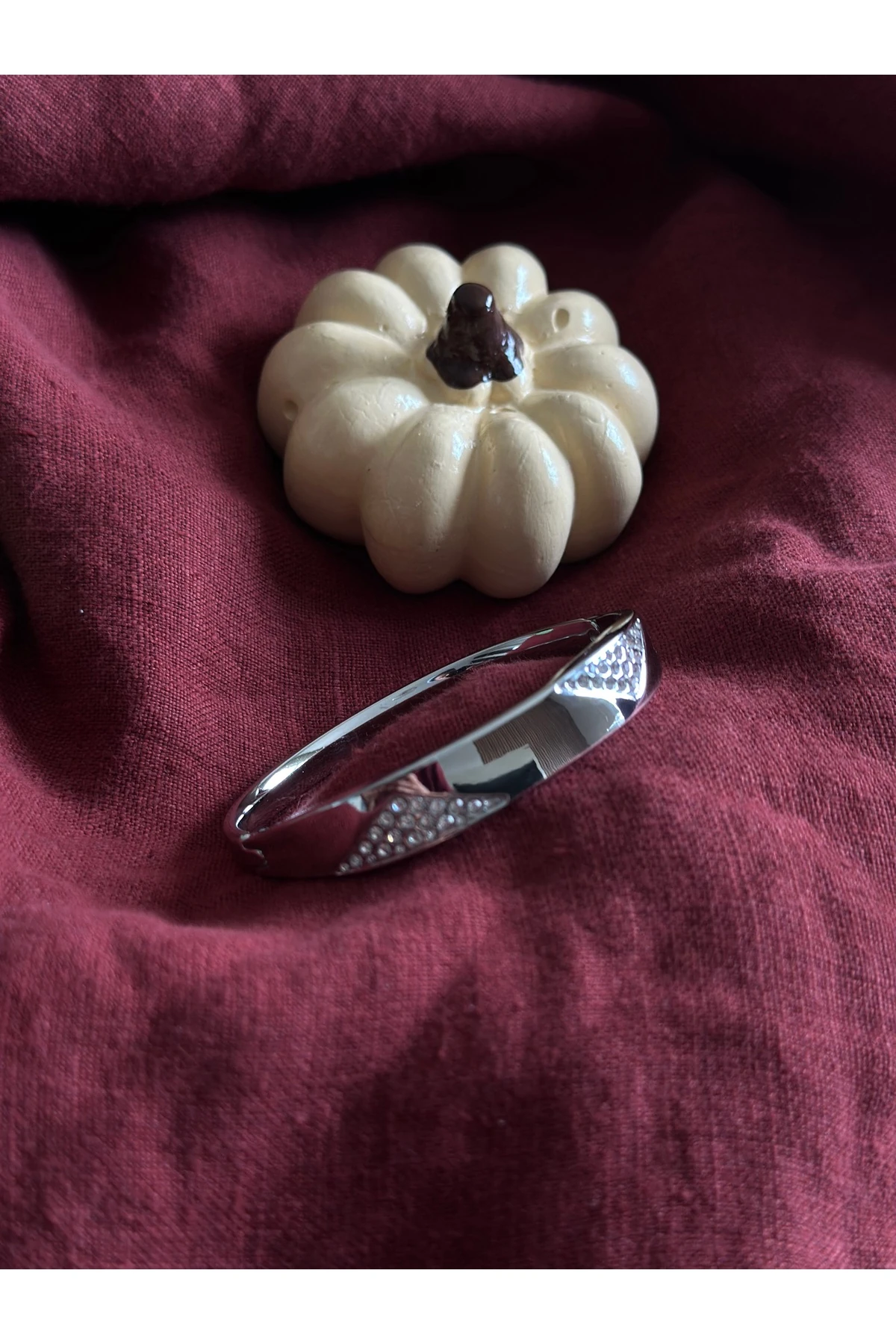 Gümüş Taşlı Bileklik