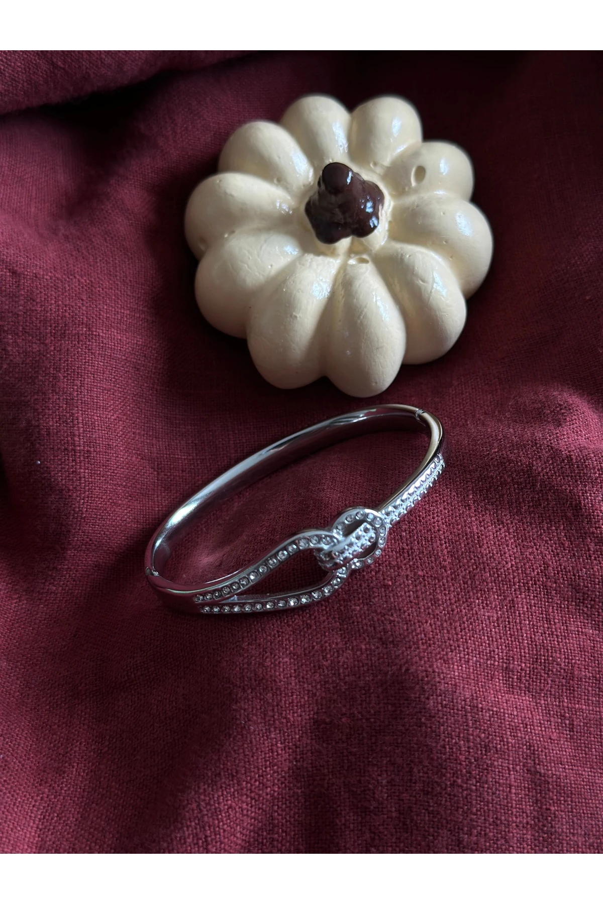 Gümüş Taşlı Bileklik