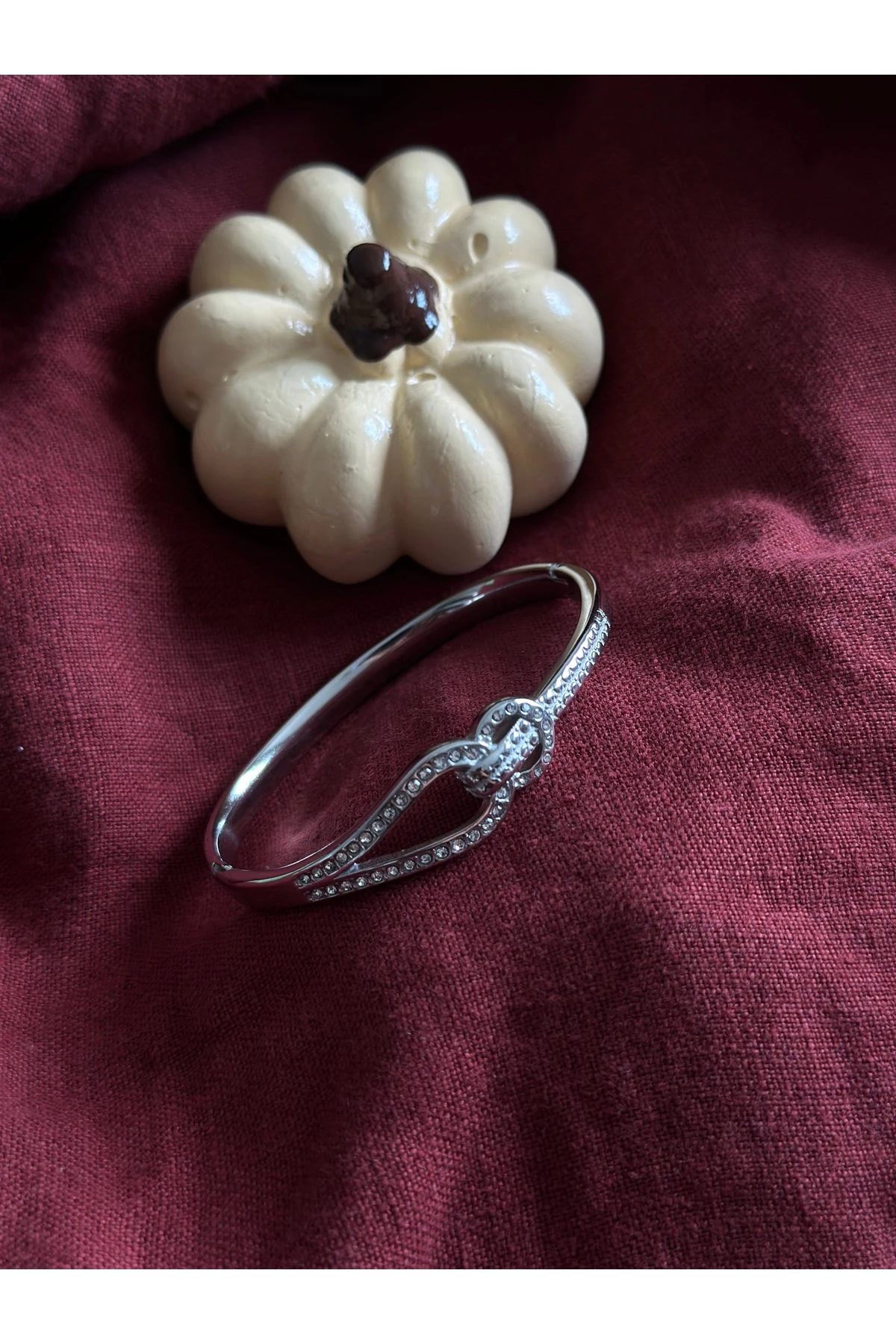 Gümüş Taşlı Bileklik