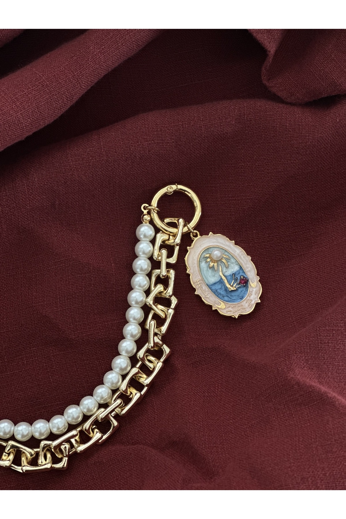 Charm Çanta Denim Aksesuarı