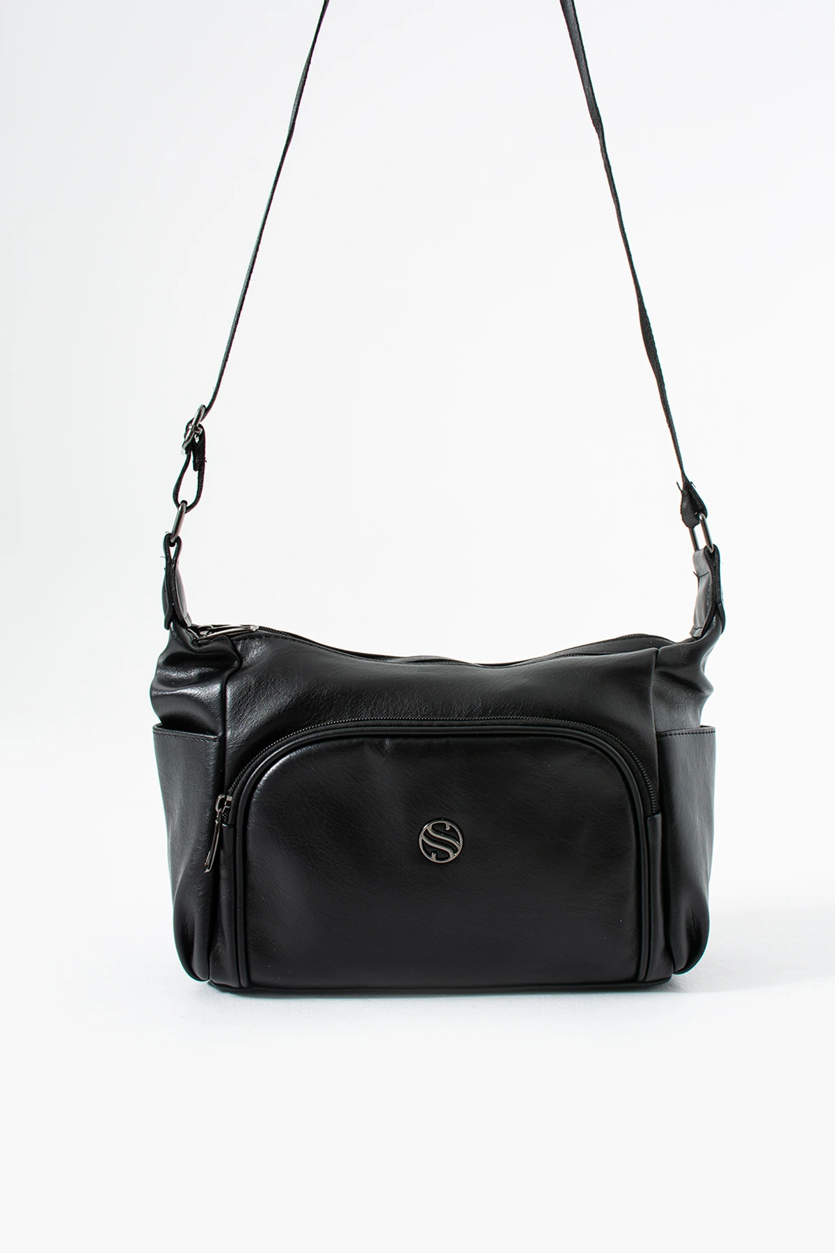 Çapraz Kol Kadın Çantası Edna - Mat Siyah