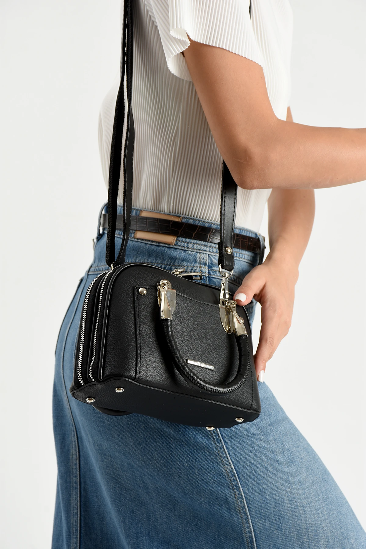 Astoria Kadın Metal Tokalı El Omuz Çatası 